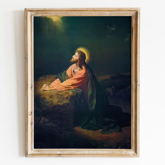 Jesus Christ In The Garden Of Gethsemane