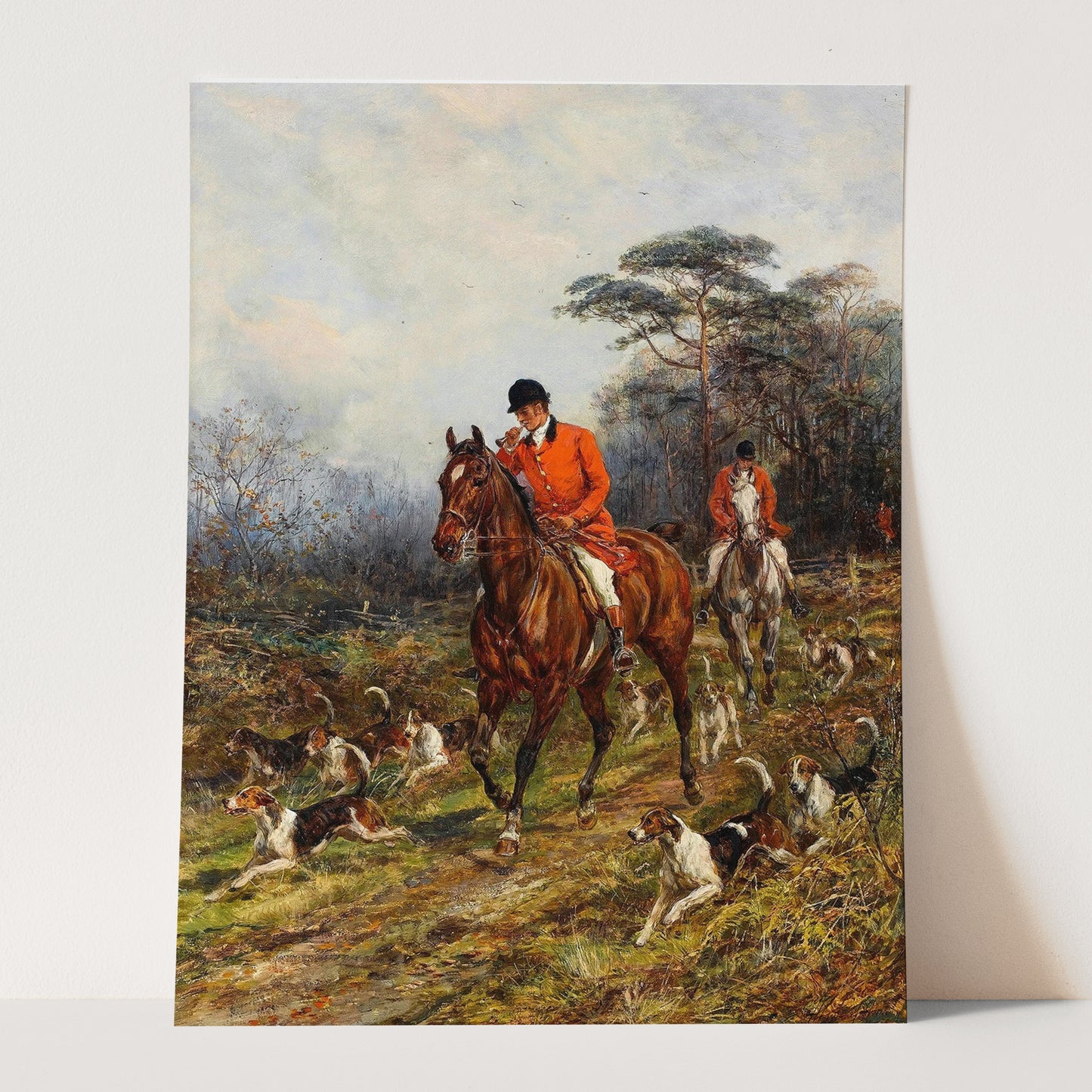 Horses and Hounds by Heywood Hardy