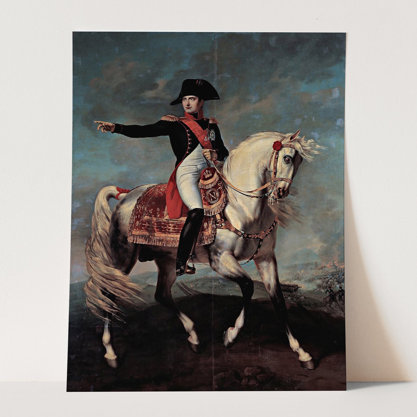 Napoleon on the Field of Wagram by Joseph Chabord