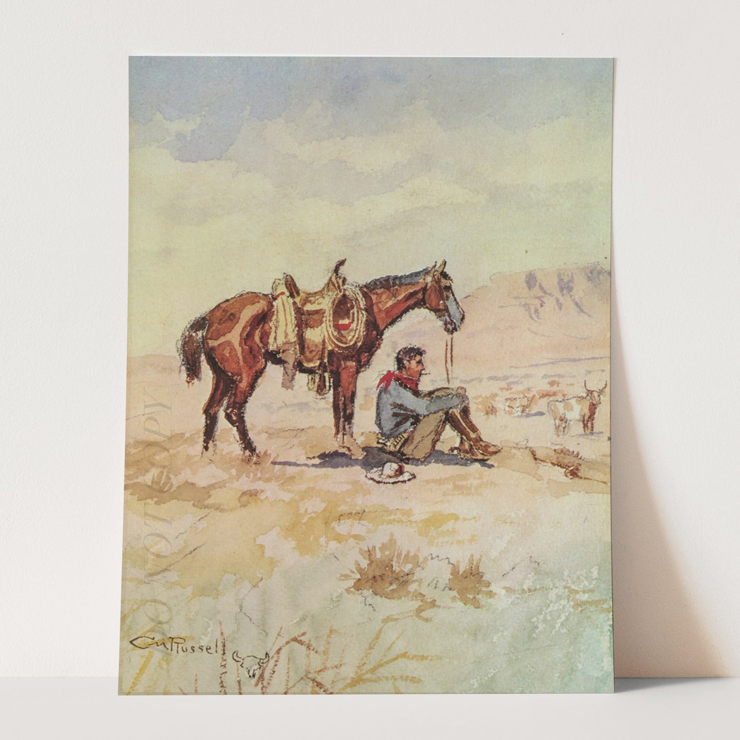 Just A Little Sunshine by Charles M Russell