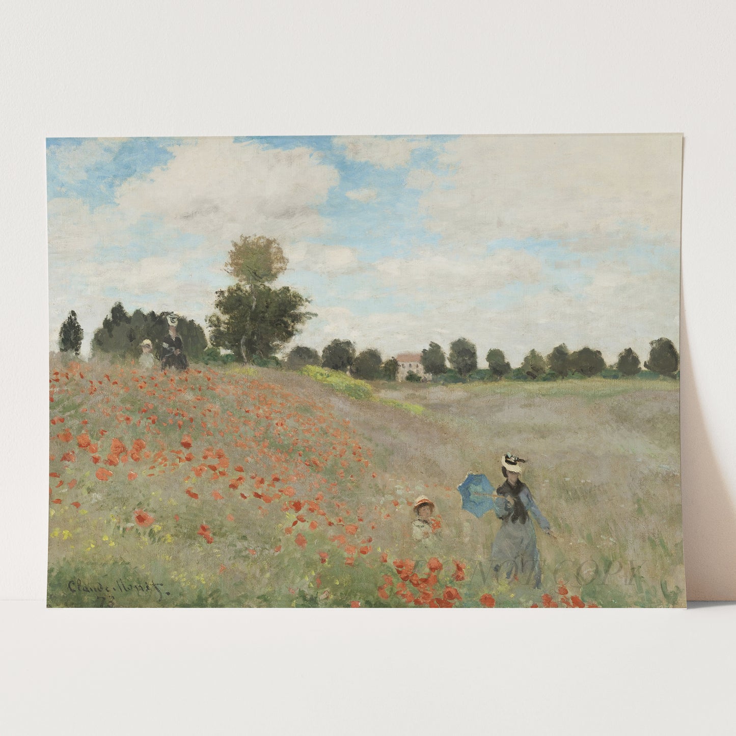 Poppy Field by Claude Monet