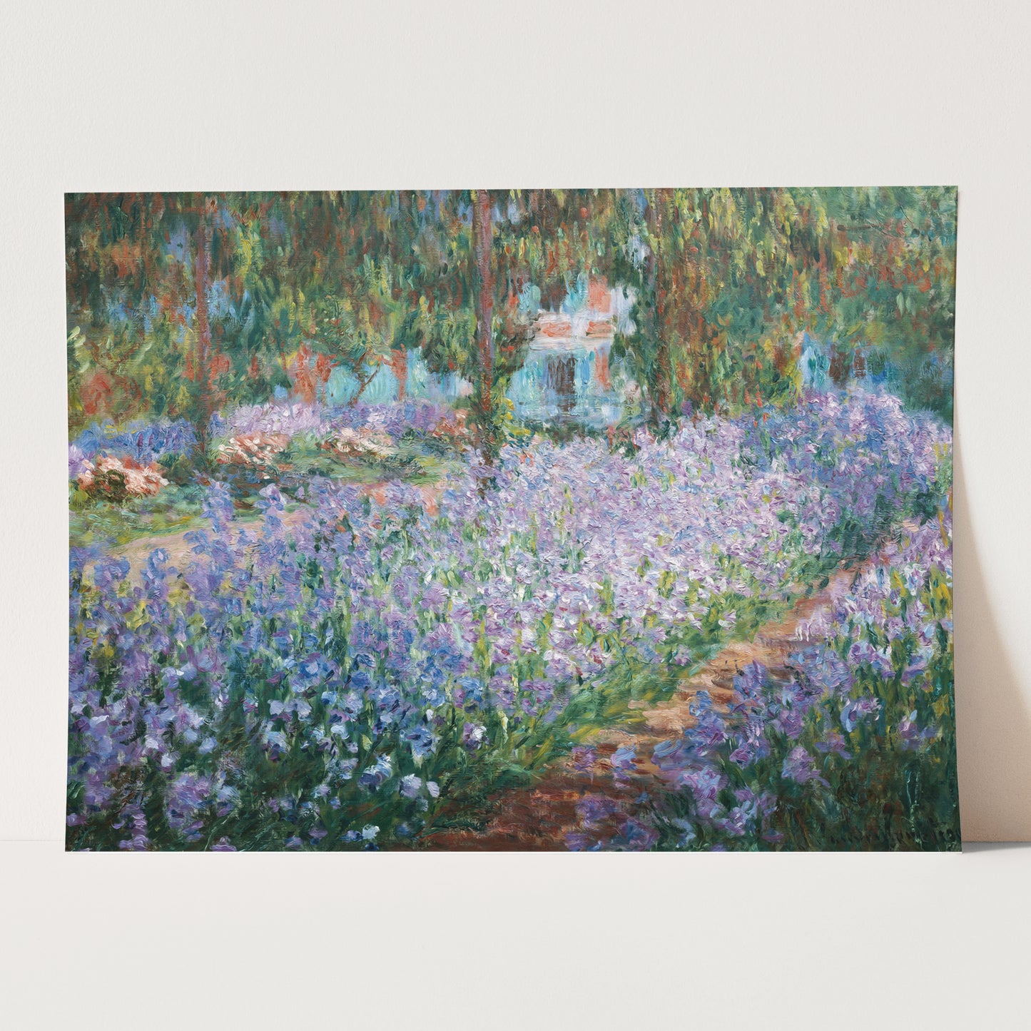 The Artists Garden at Giverny, 1900 by Claude Monet