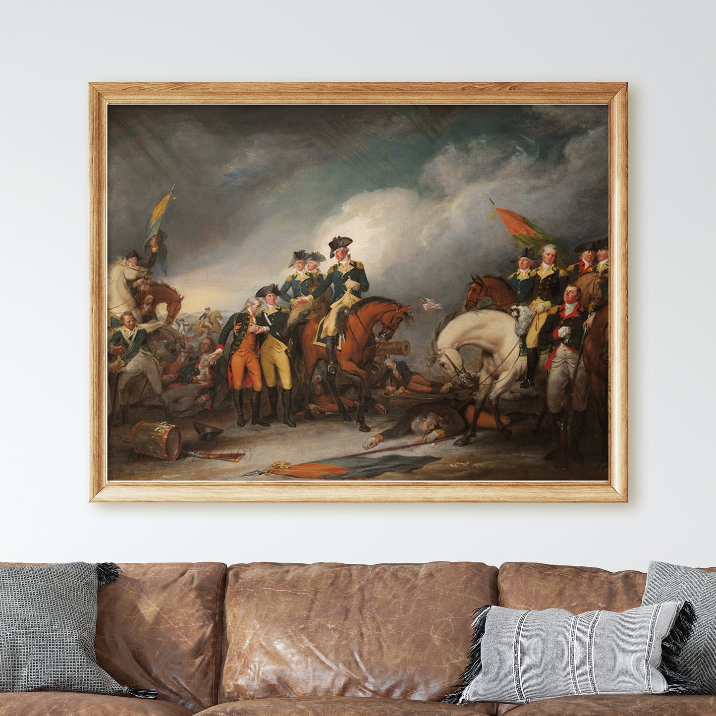 The Capture of the Hessians at Trenton, December 26, 1776 by John Trumbull