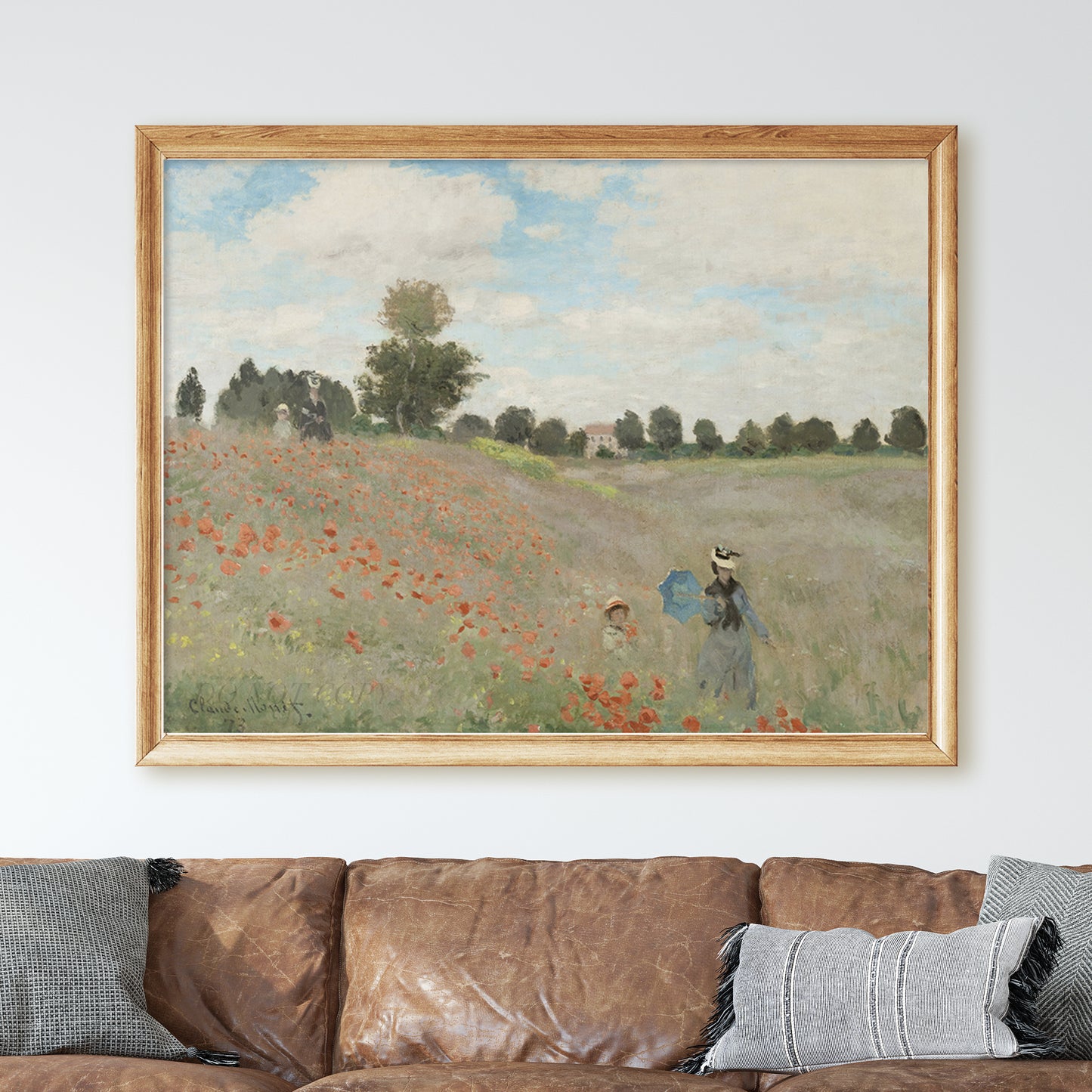 Poppy Field by Claude Monet
