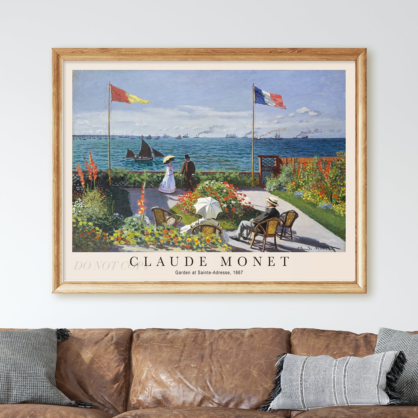 Claude Monet - Garden at Sainte-Adresse
