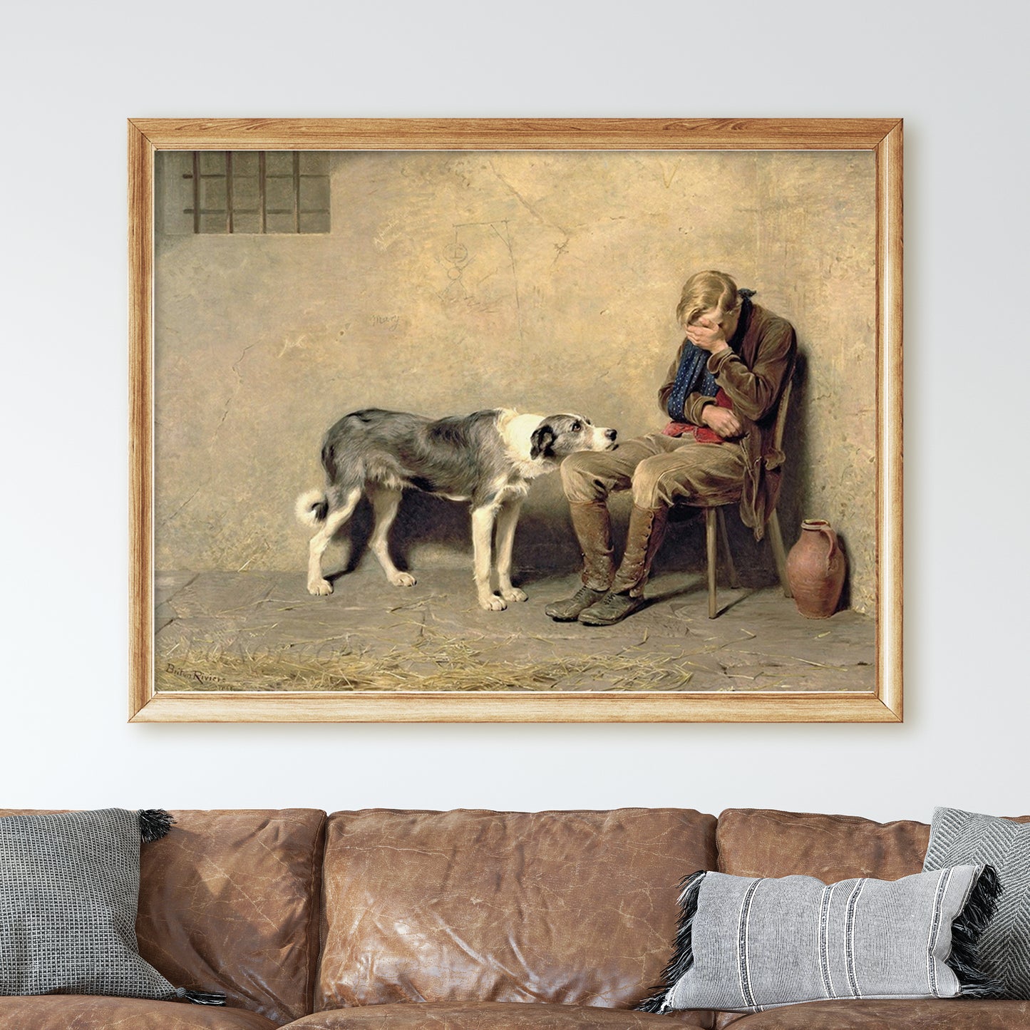 Fidelity, 1869 by Briton Riviere