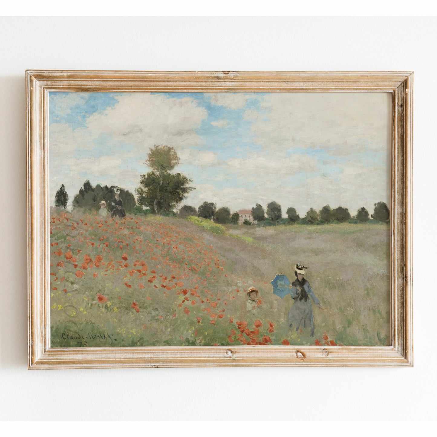 Poppy Field by Claude Monet