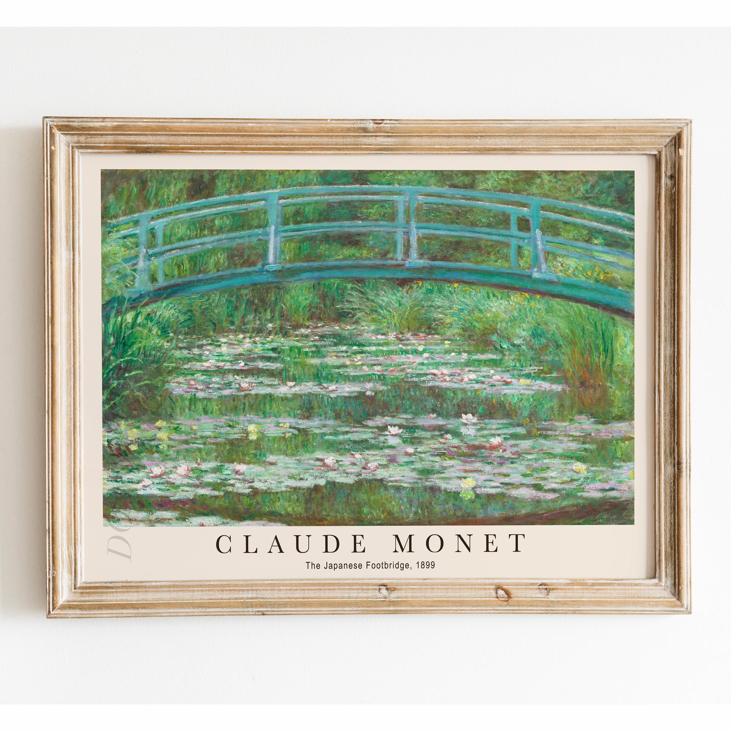 Claude Monet - The Japanese Footbridge