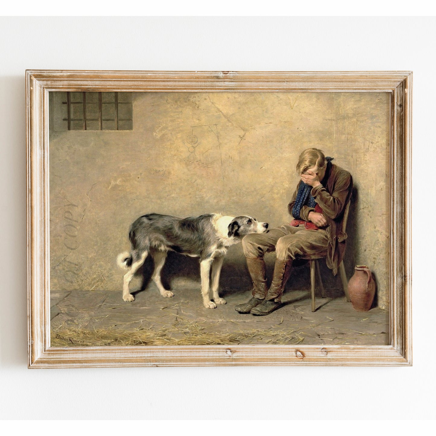 Fidelity, 1869 by Briton Riviere