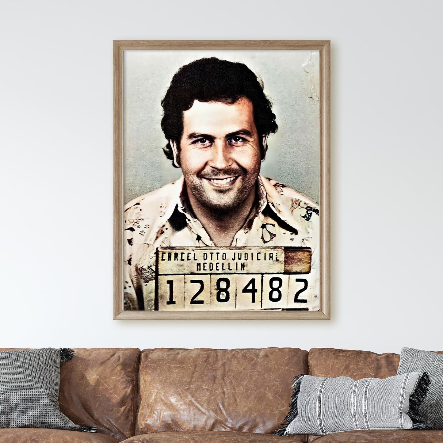 Pablo Escobar Prison Mug Shot