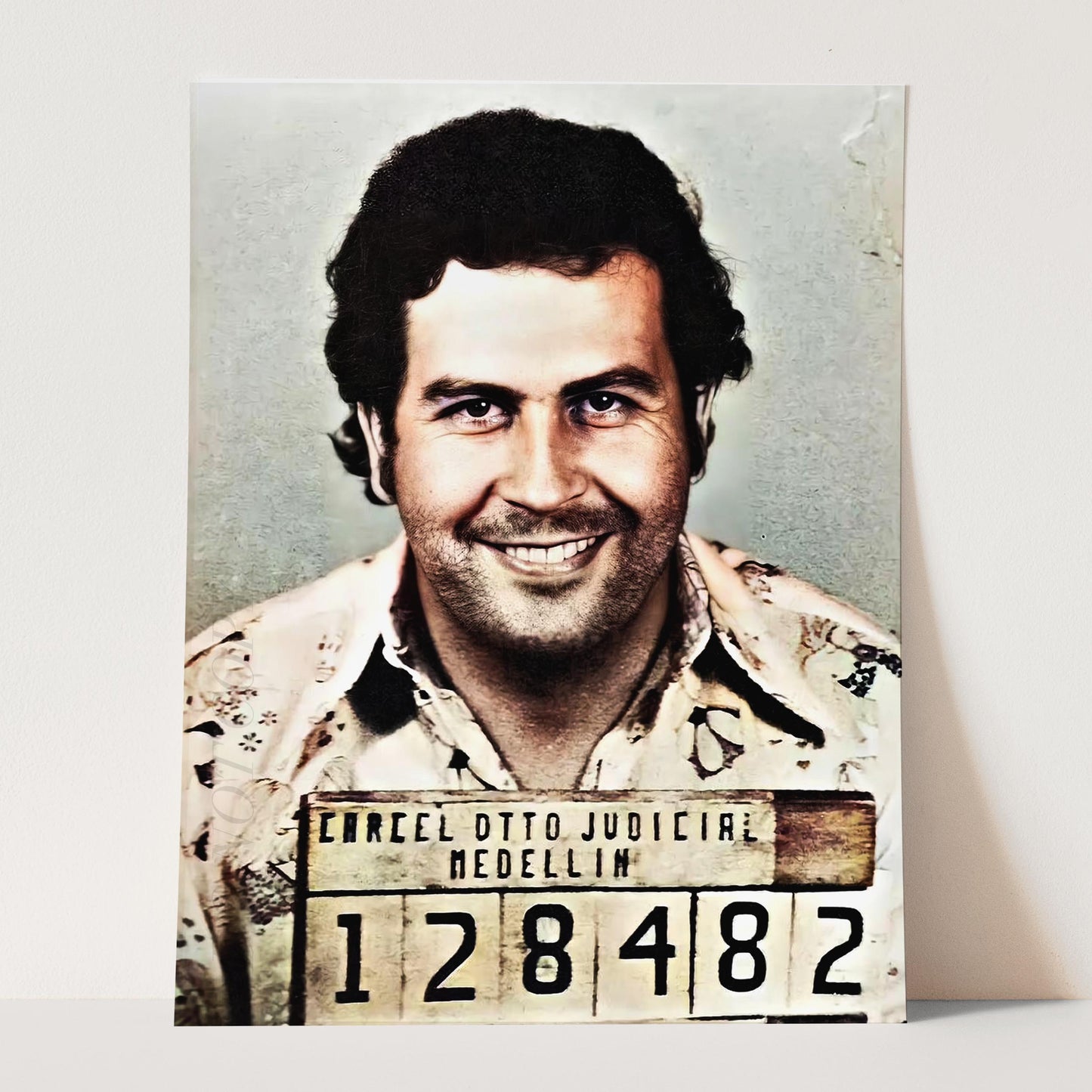 Pablo Escobar Prison Mug Shot