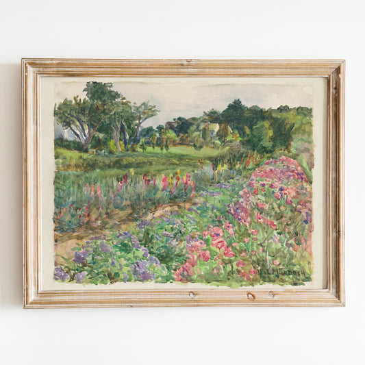 Parmelee Estate in Bloom (ca. 1920) by Dora Louise Murdoch