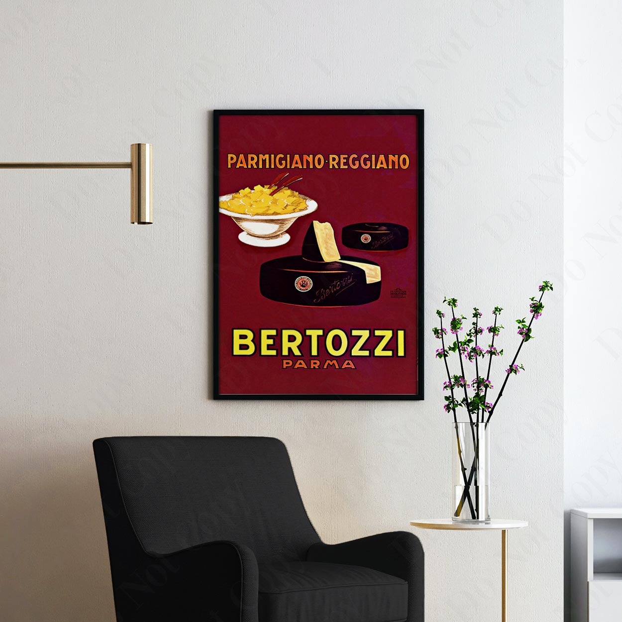 Parmigiano Reggiano Bertozzi Parma Achille Mauzan 1930