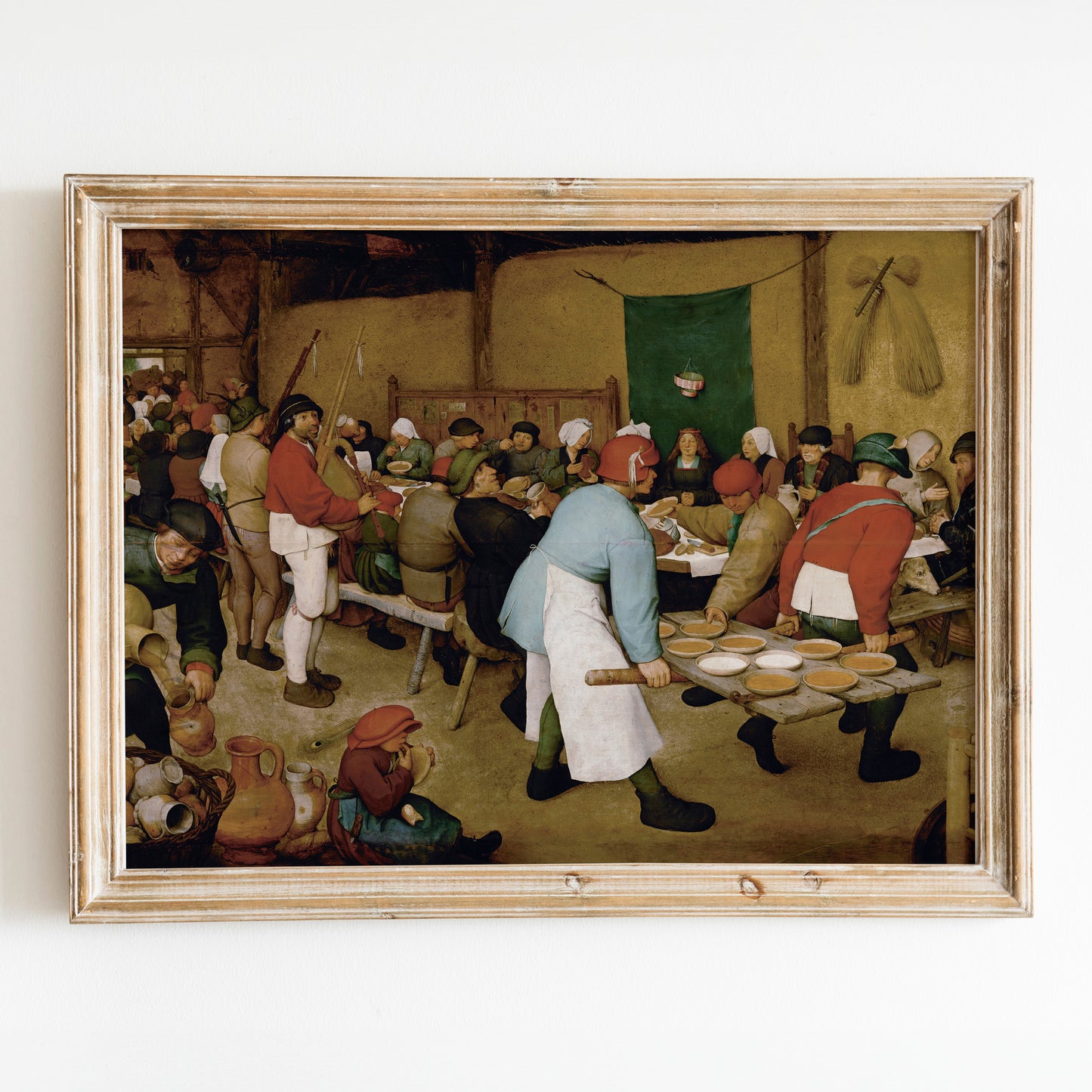 Peasant Wedding by Pieter Bruegel the Elder