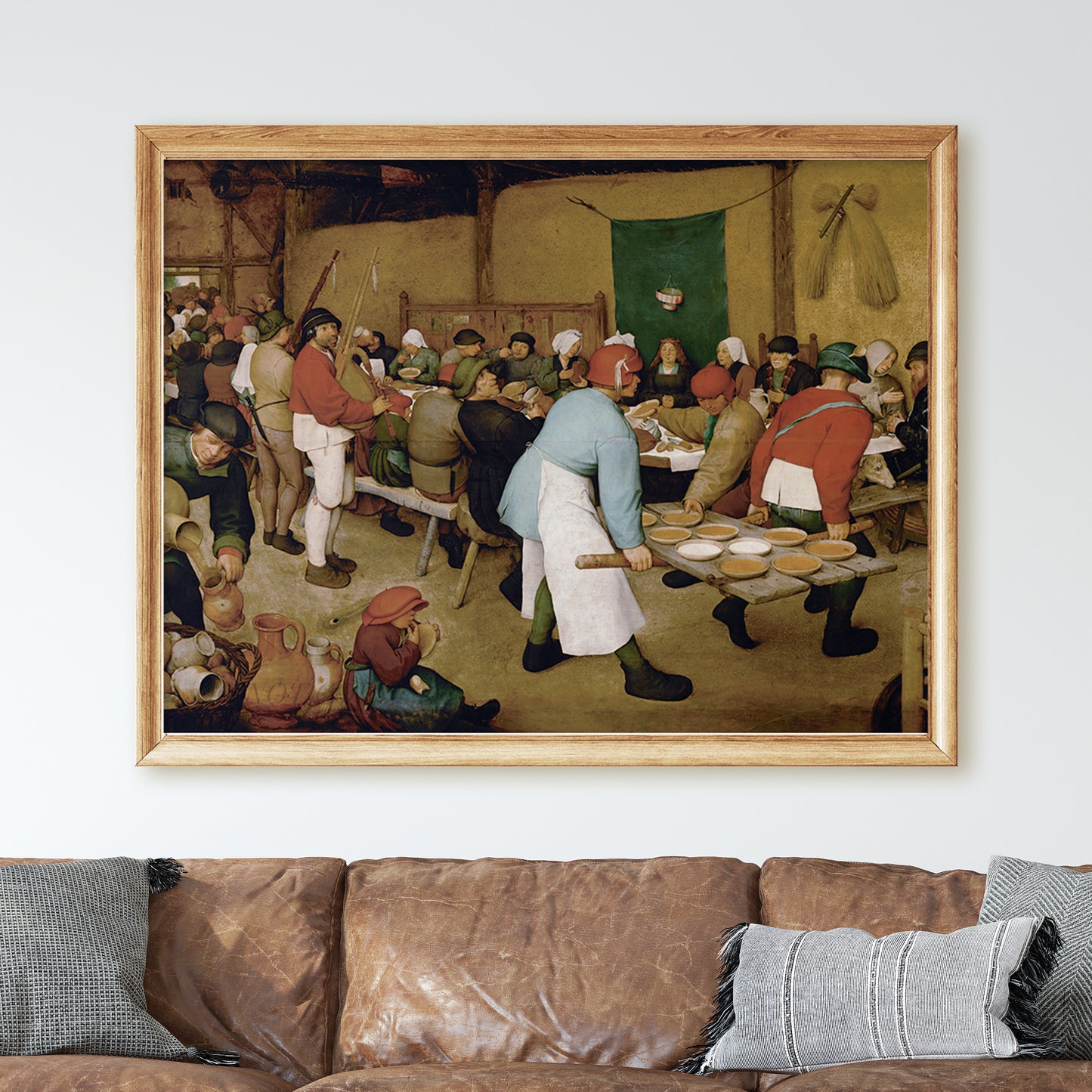 Peasant Wedding by Pieter Bruegel the Elder