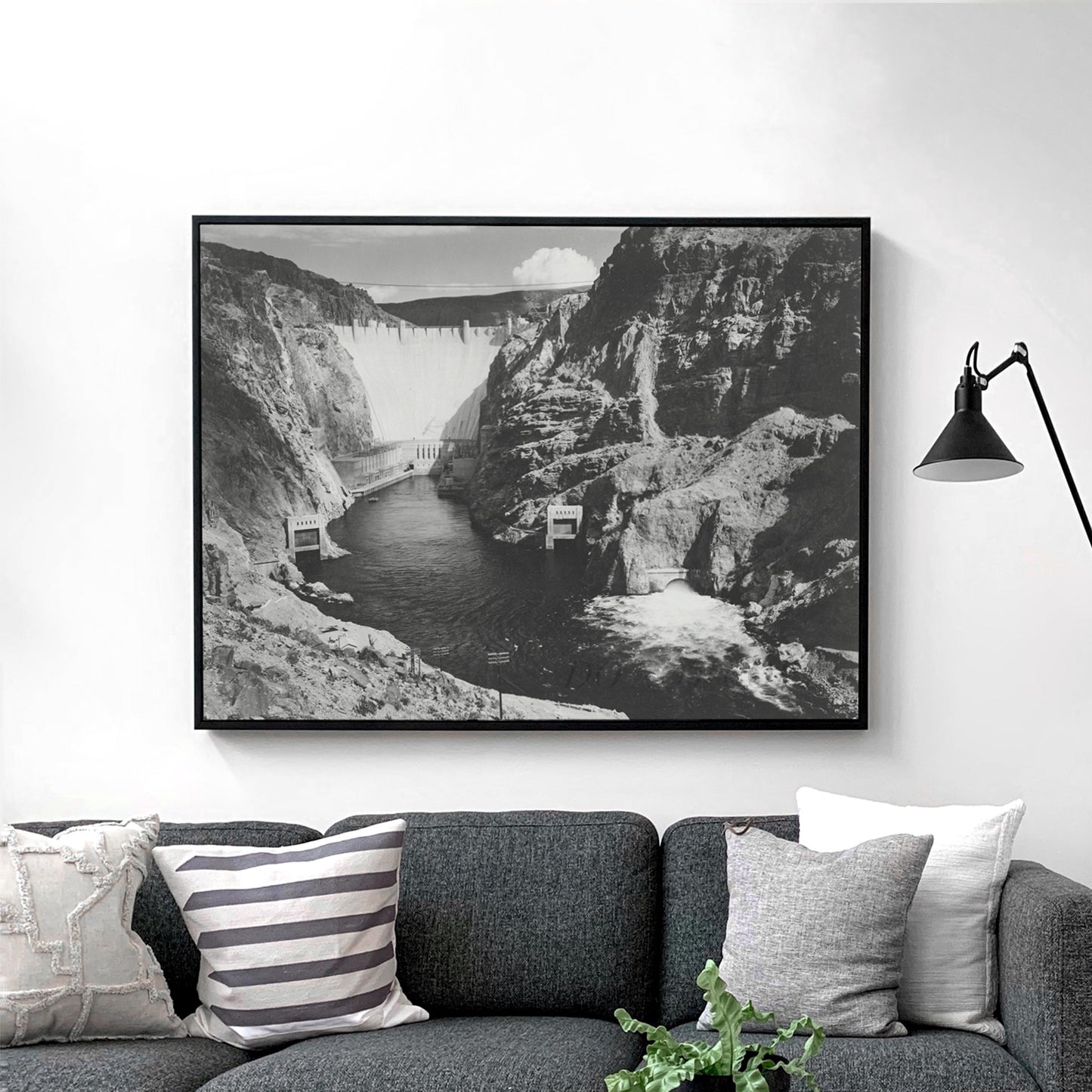 Photograph of the Boulder Dam Across the Colorado River 1941