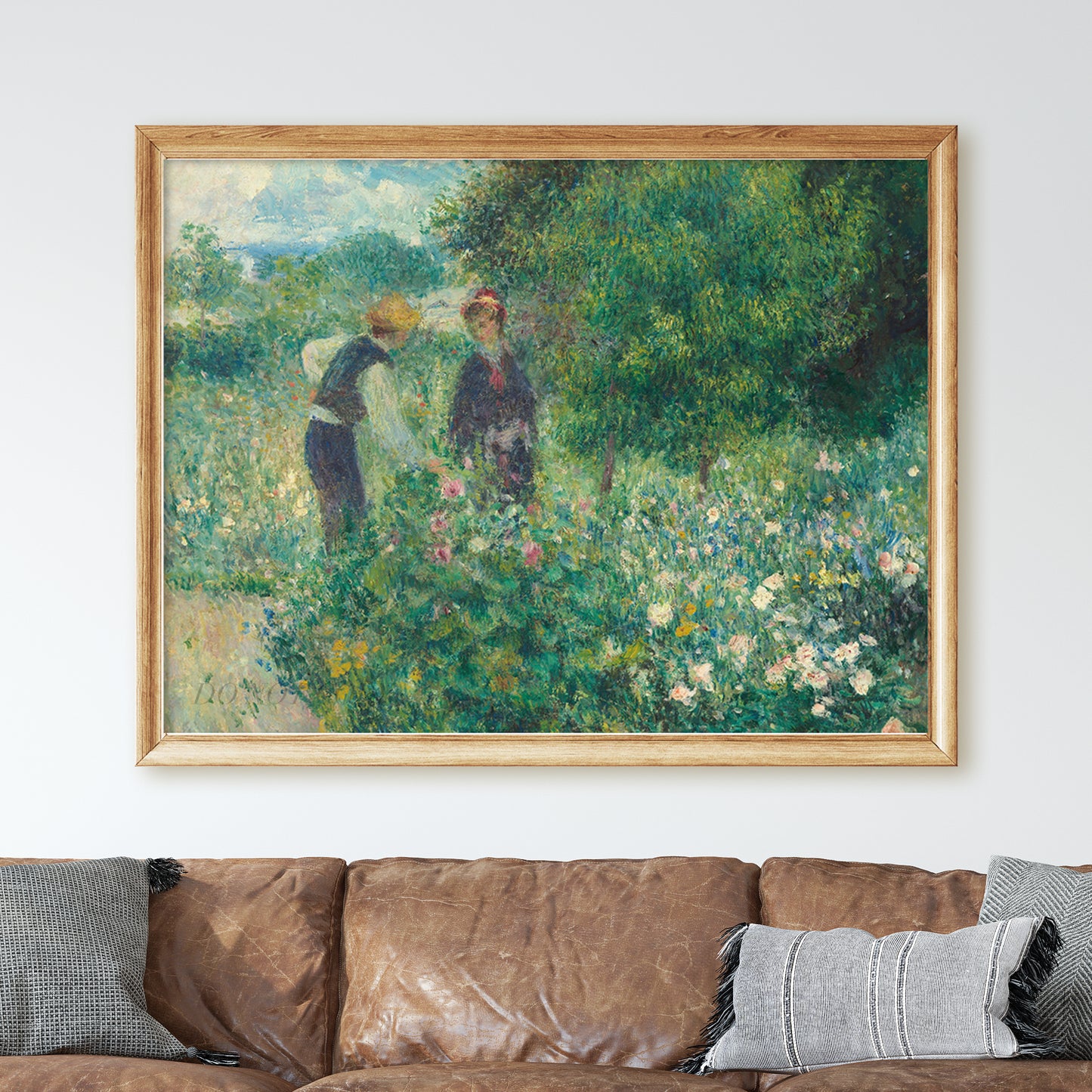 Picking Flowers (1875) by Renoir