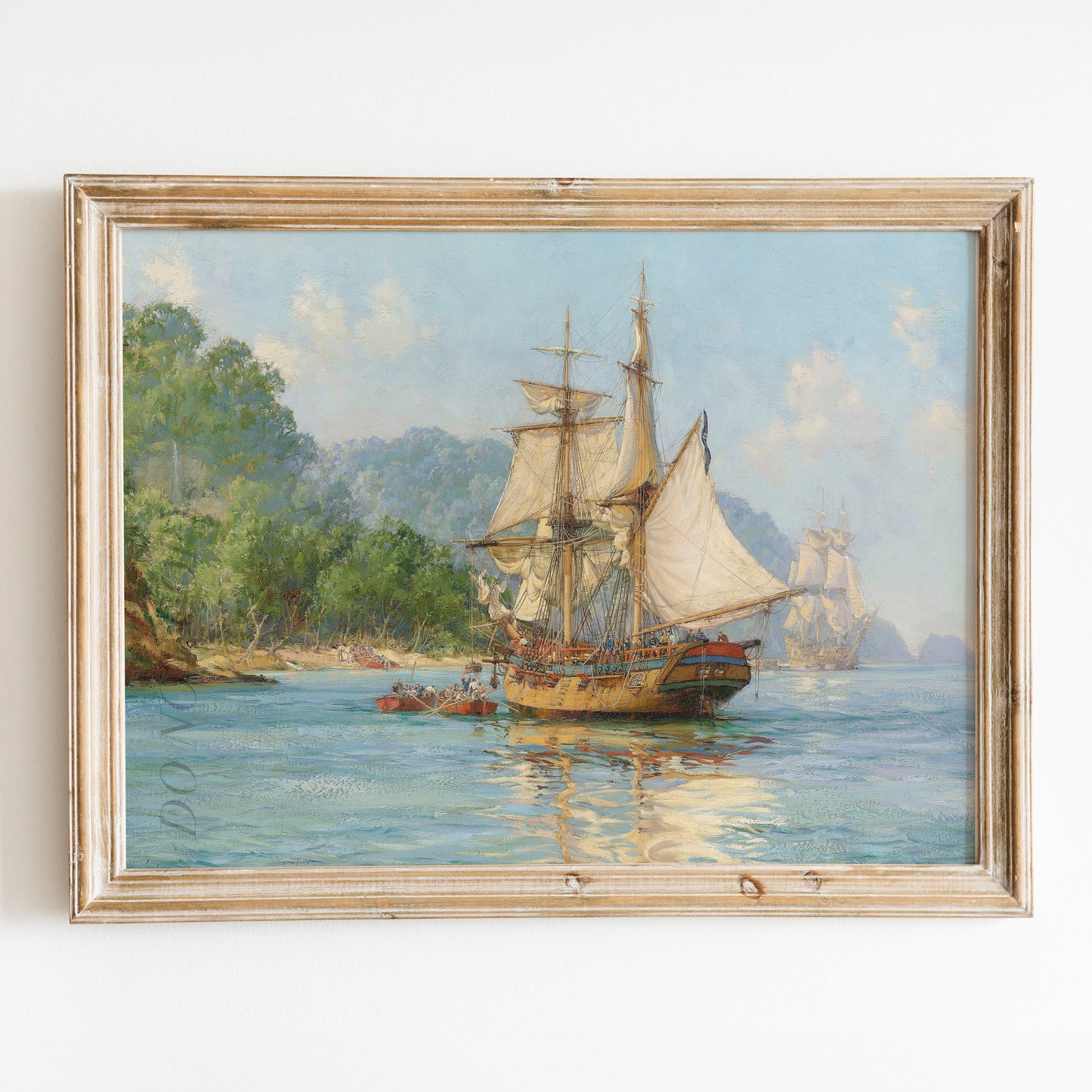 Pirates Haunt by Montague Dawson