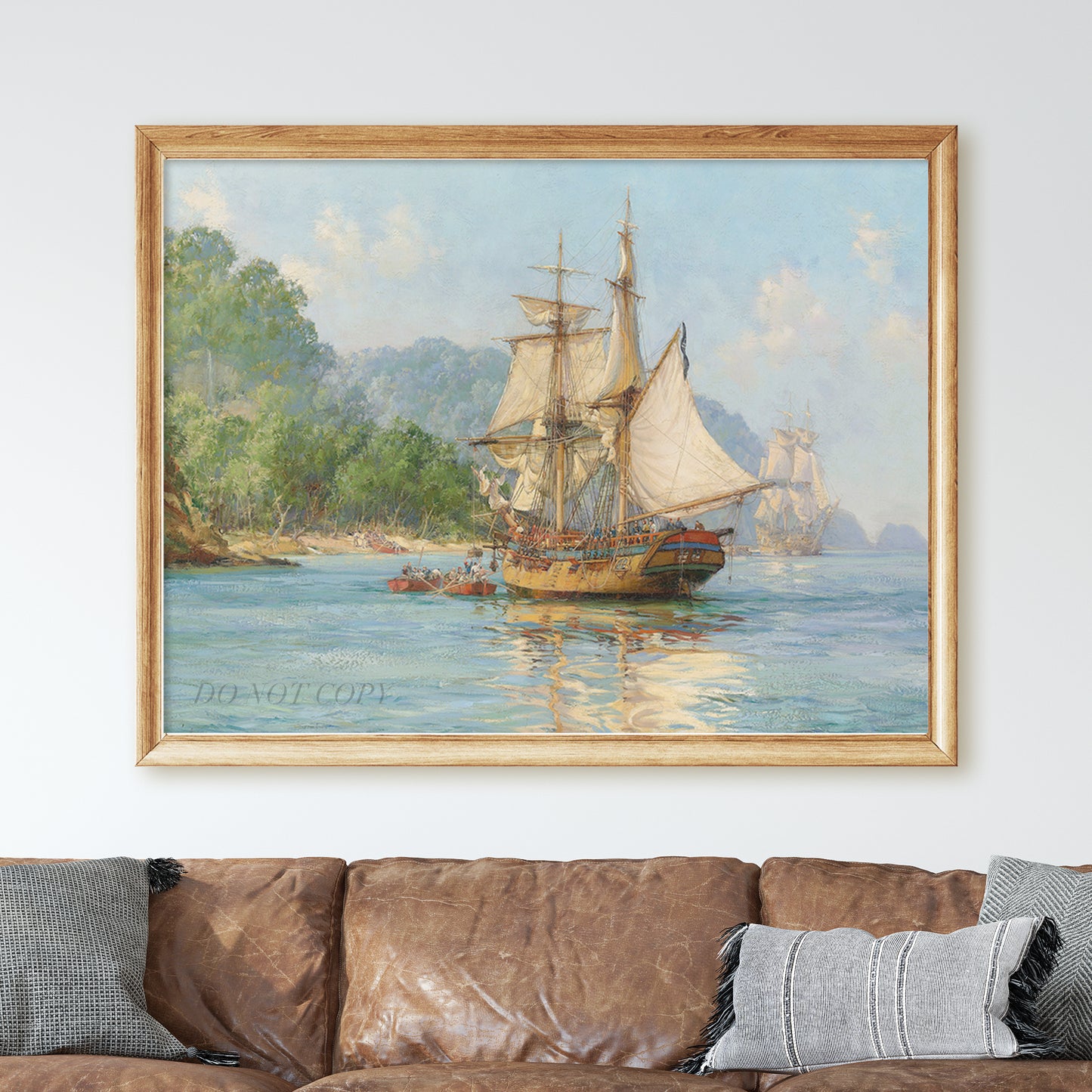 Pirates Haunt by Montague Dawson