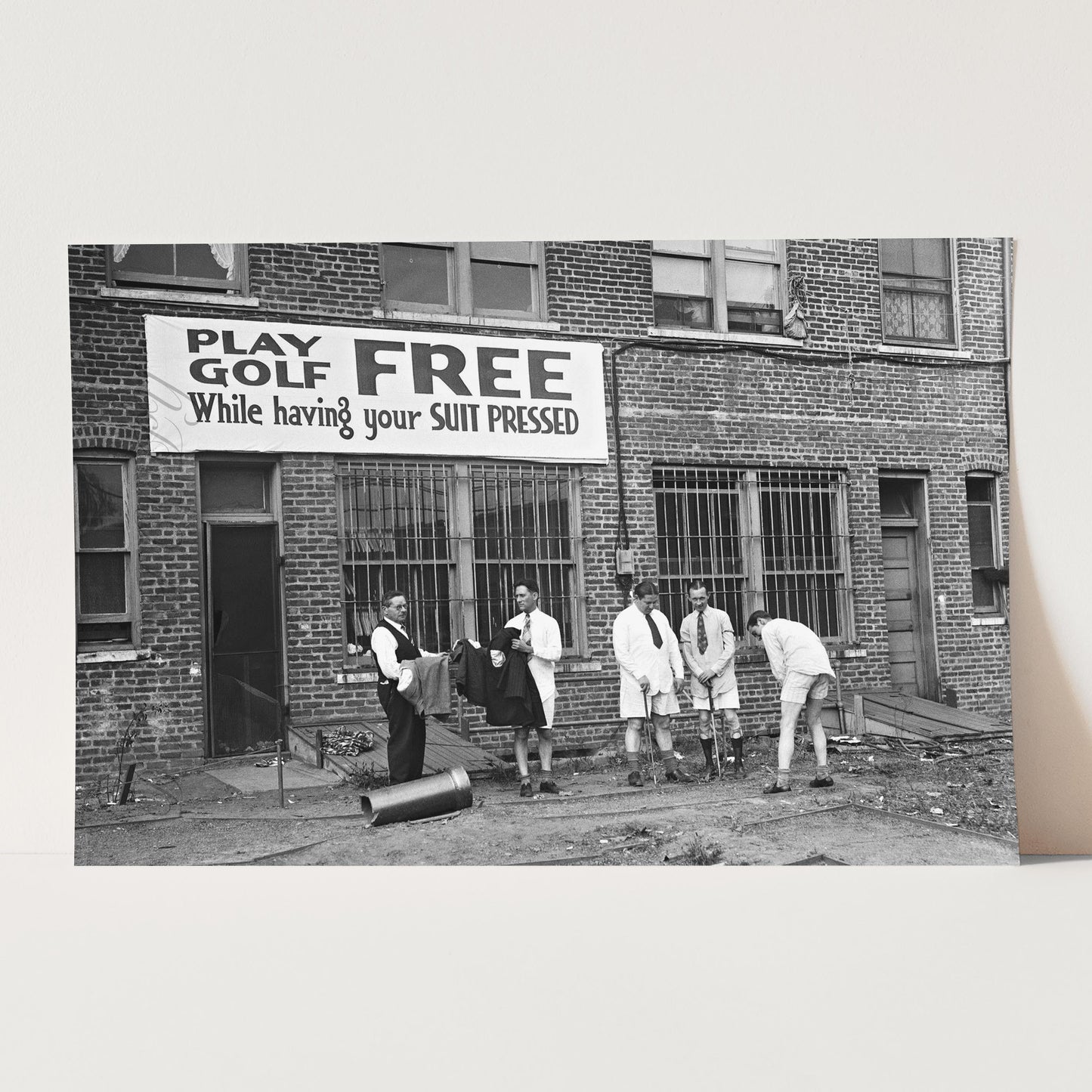 Play Golf Free While Having Your Suit Pressed