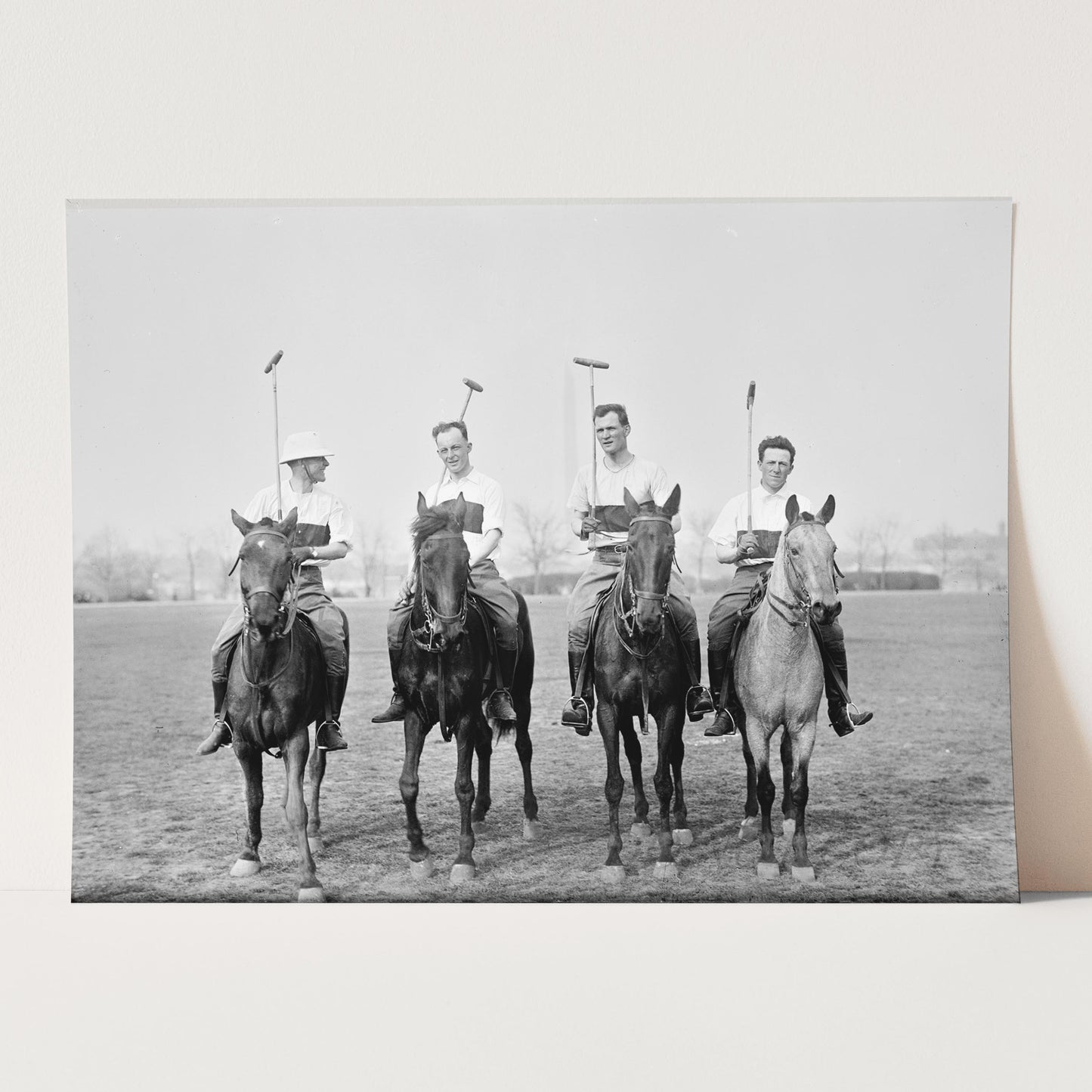 Polo Match - Men on Horses