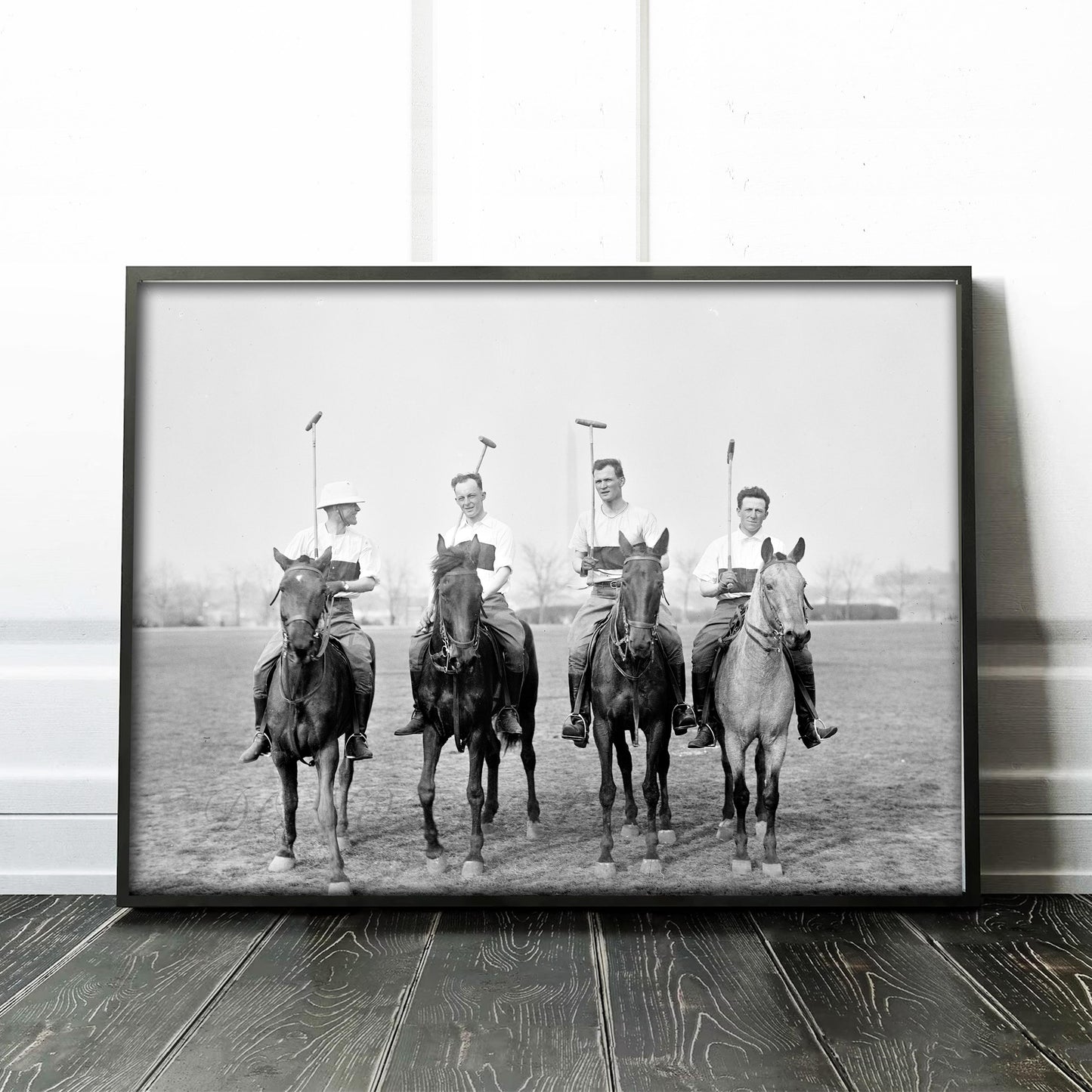 Polo Match - Men on Horses