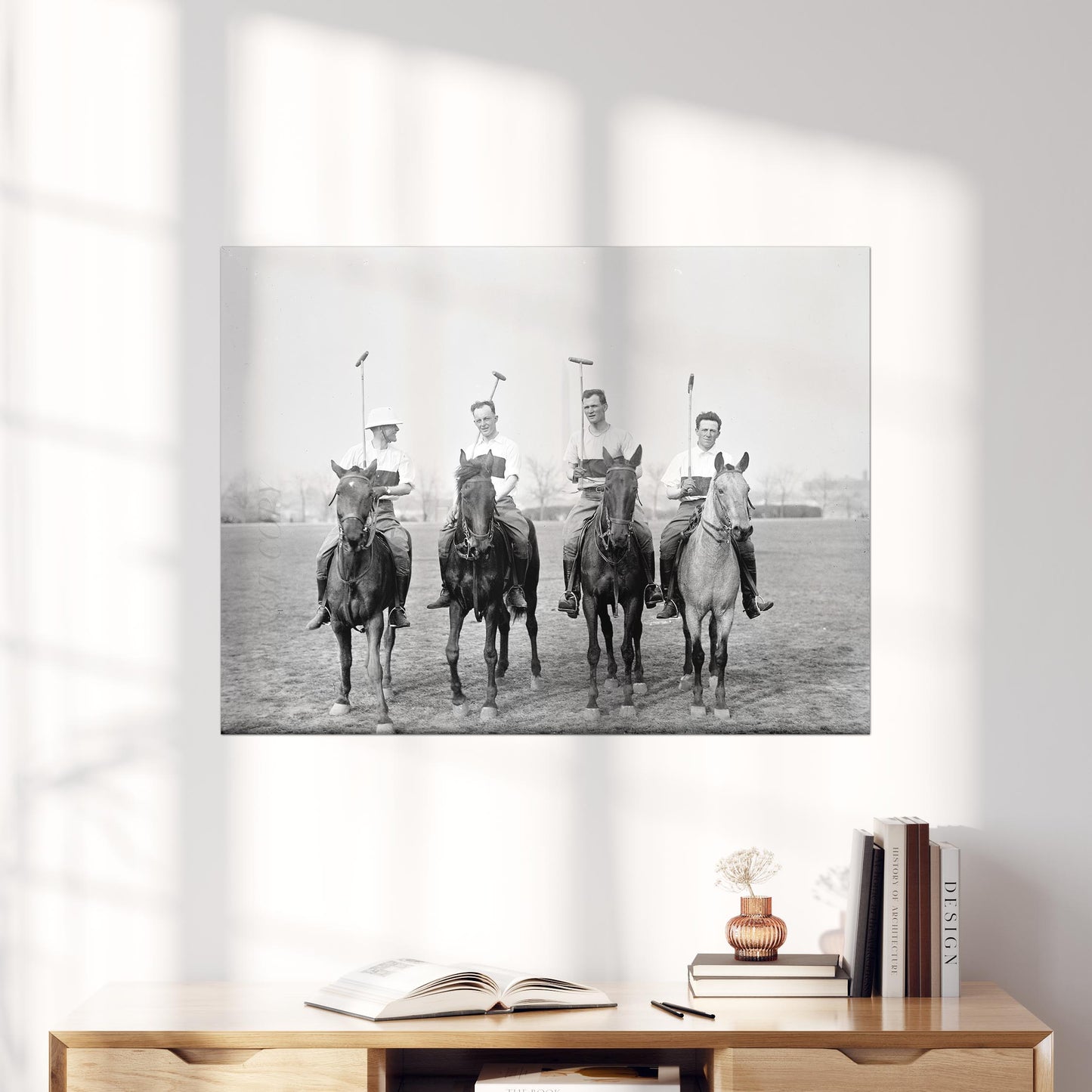 Polo Match - Men on Horses