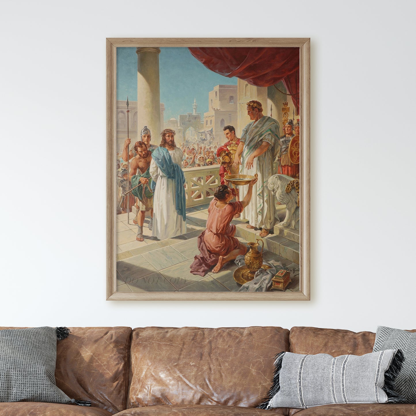 Pontius Pilate Washes his Hands by George Hinke