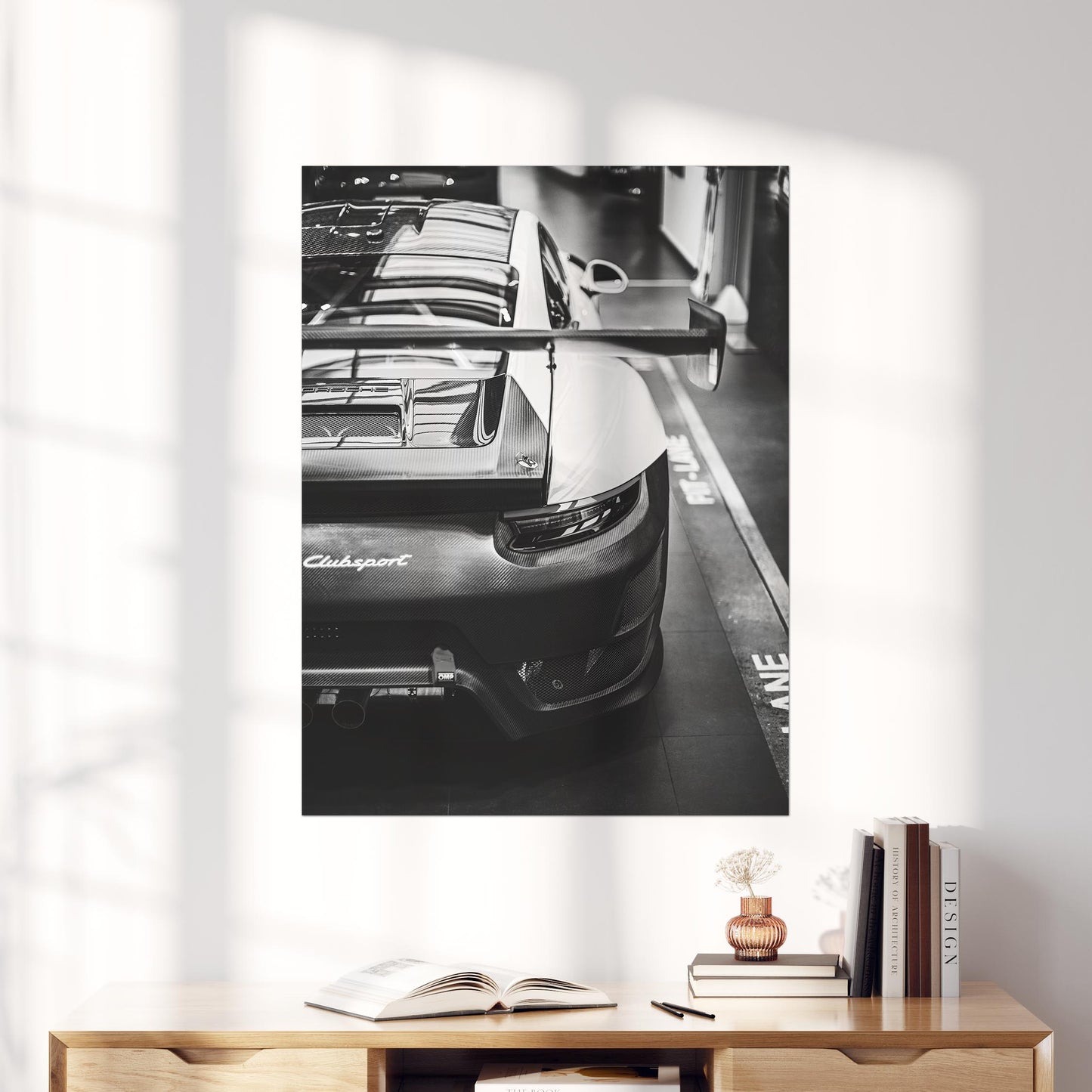 Porsche 911 Sport Black & White