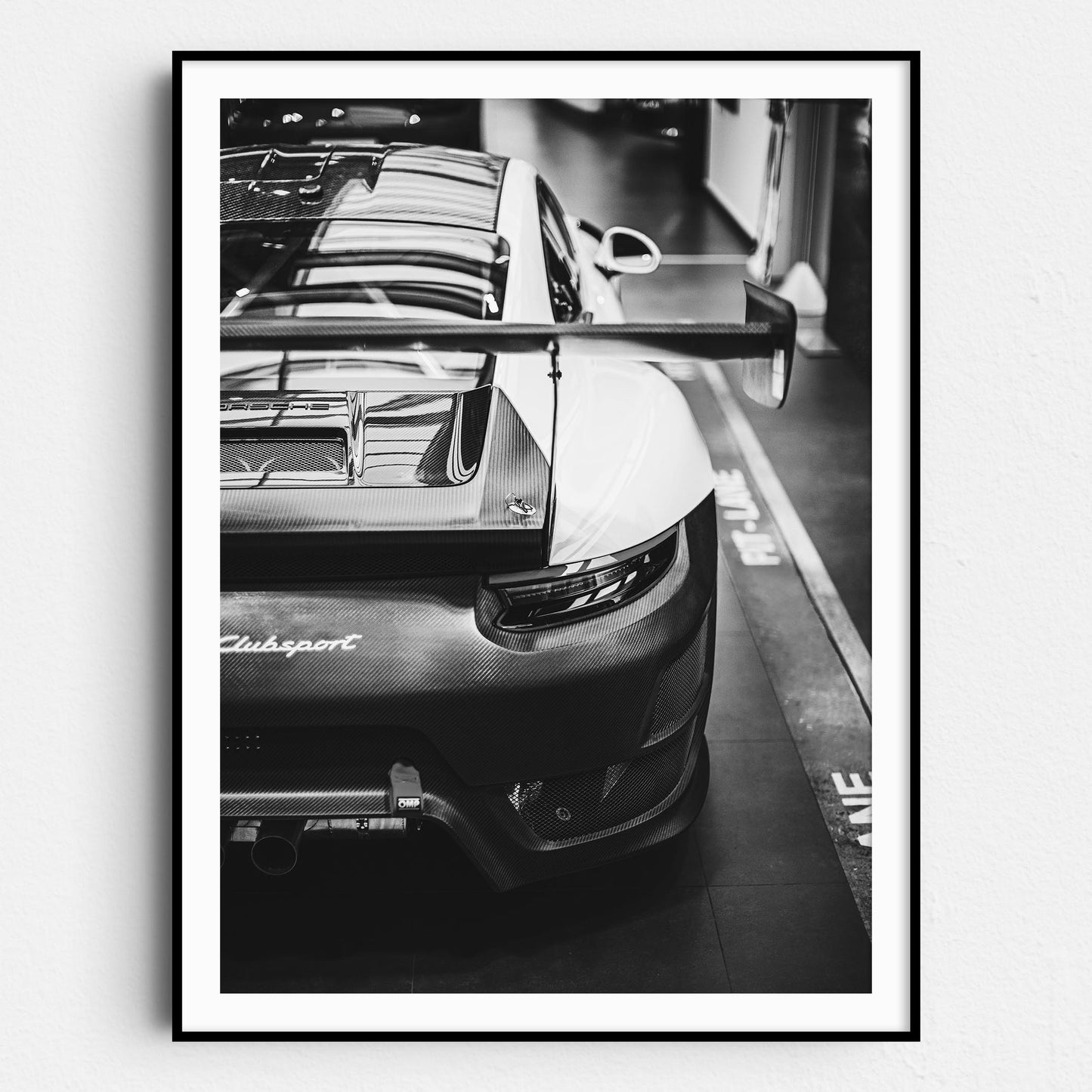 Porsche 911 Sport Black & White