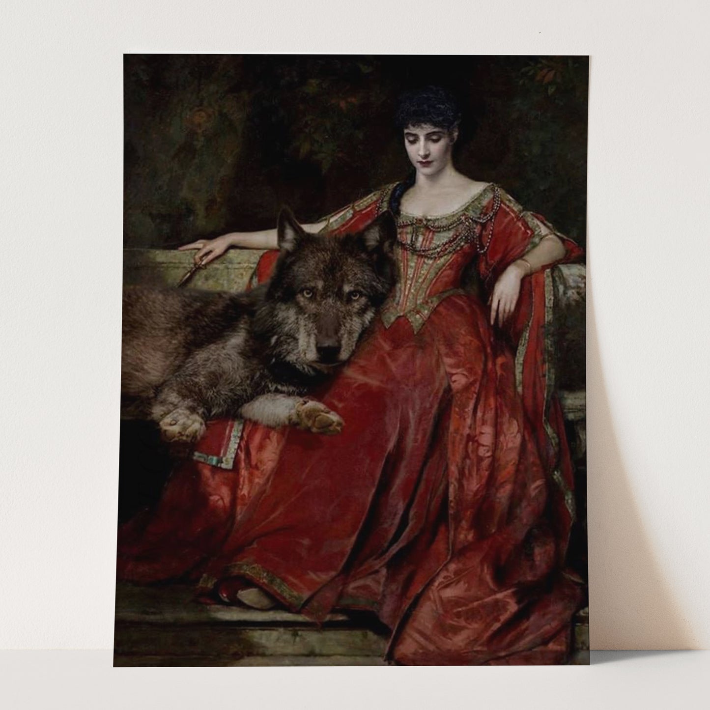 Portrait of Alice Crawford in the Role of Olivia, Twelfth Night” (1907) by William Logsdail