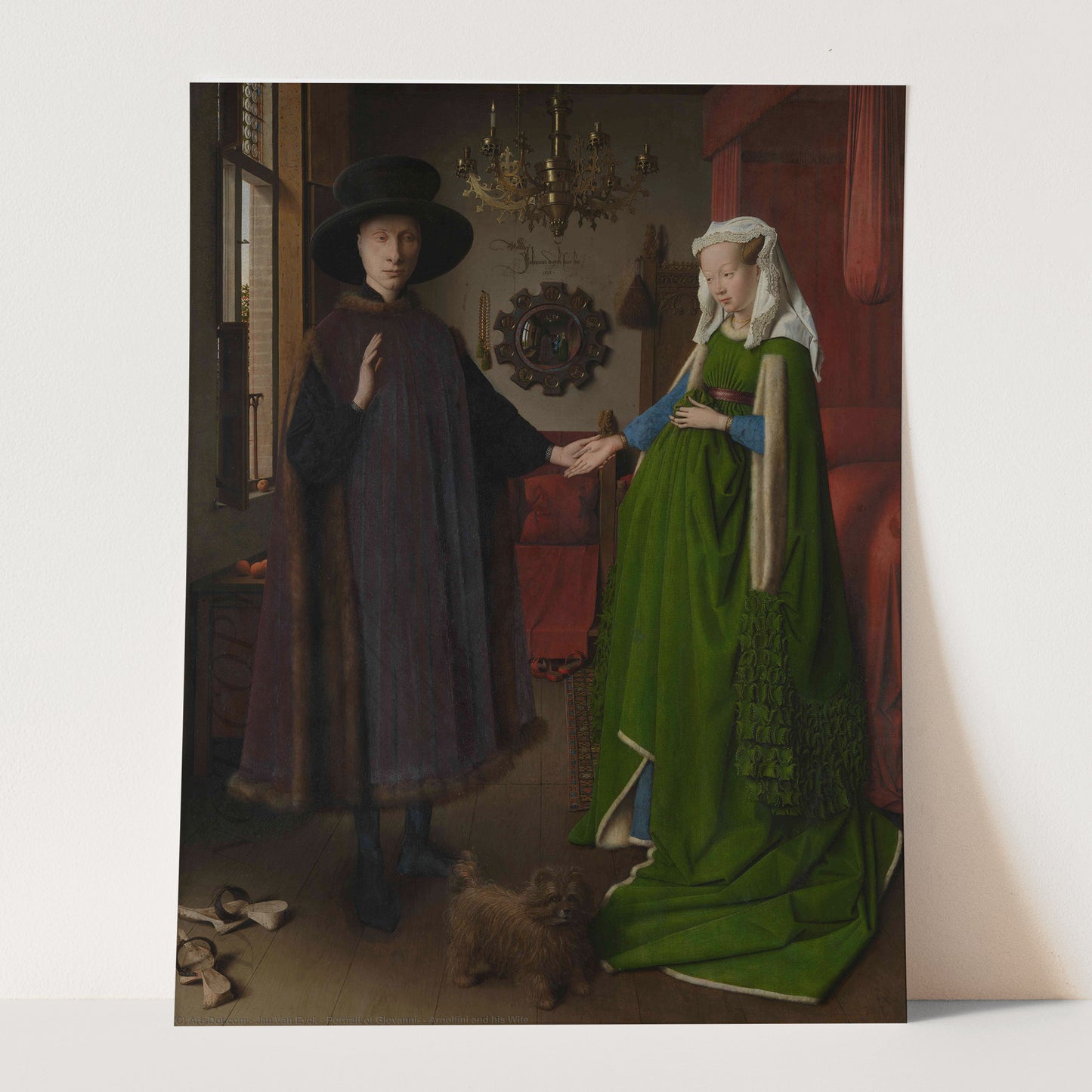 Portrait of Giovanni Arnolfini and his Wife by Jan Van Eyck