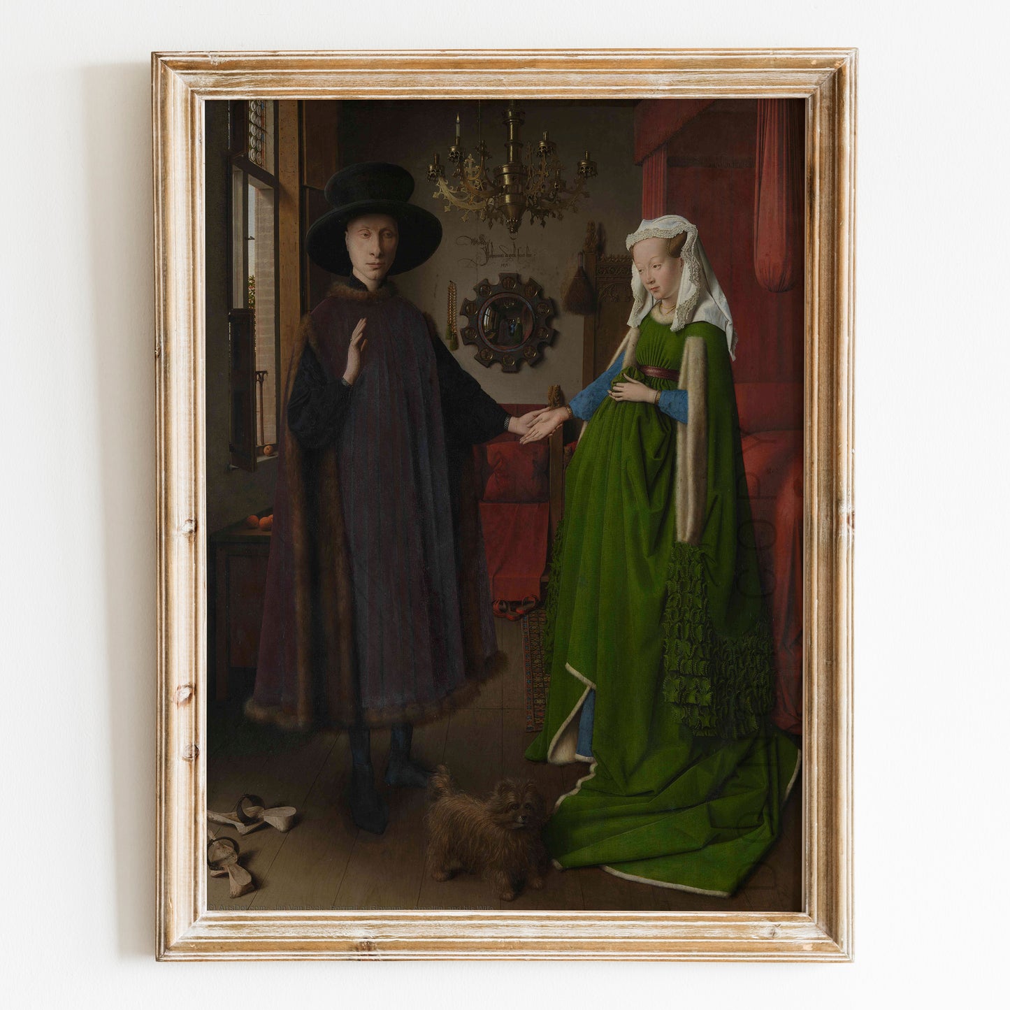Portrait of Giovanni Arnolfini and his Wife by Jan Van Eyck