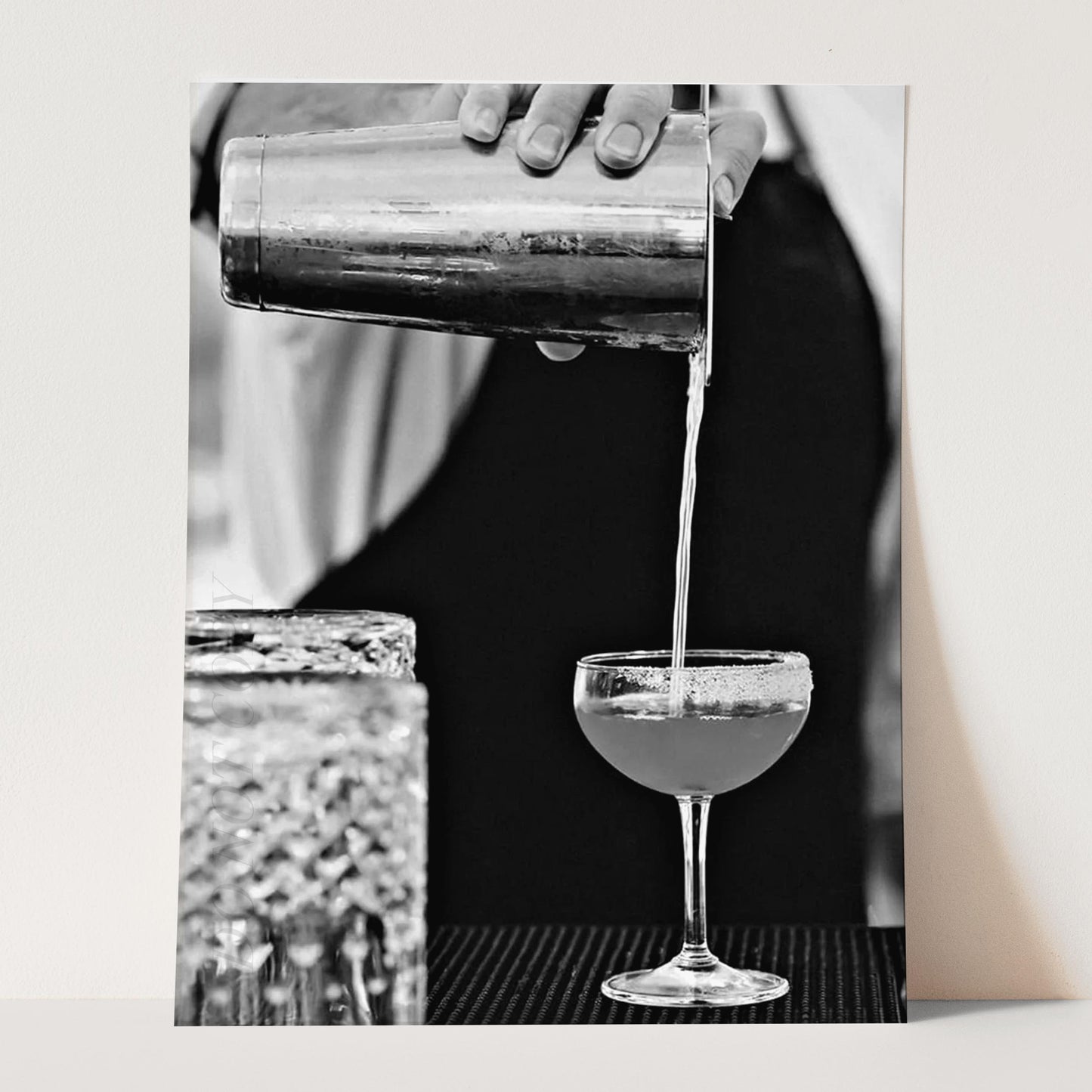 Pouring Cocktail Drinks