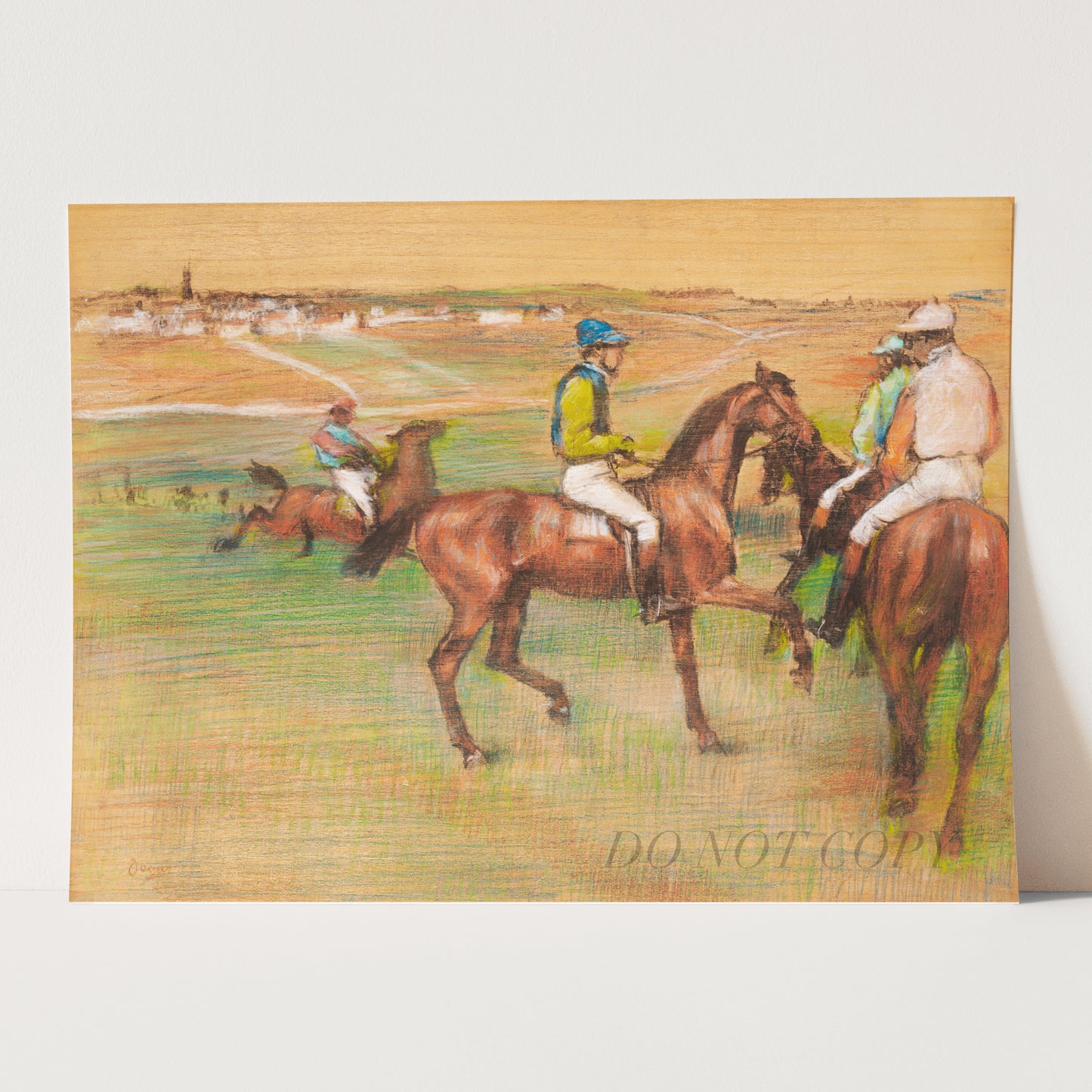Race Horses (1885–1888) by Edgar Degas
