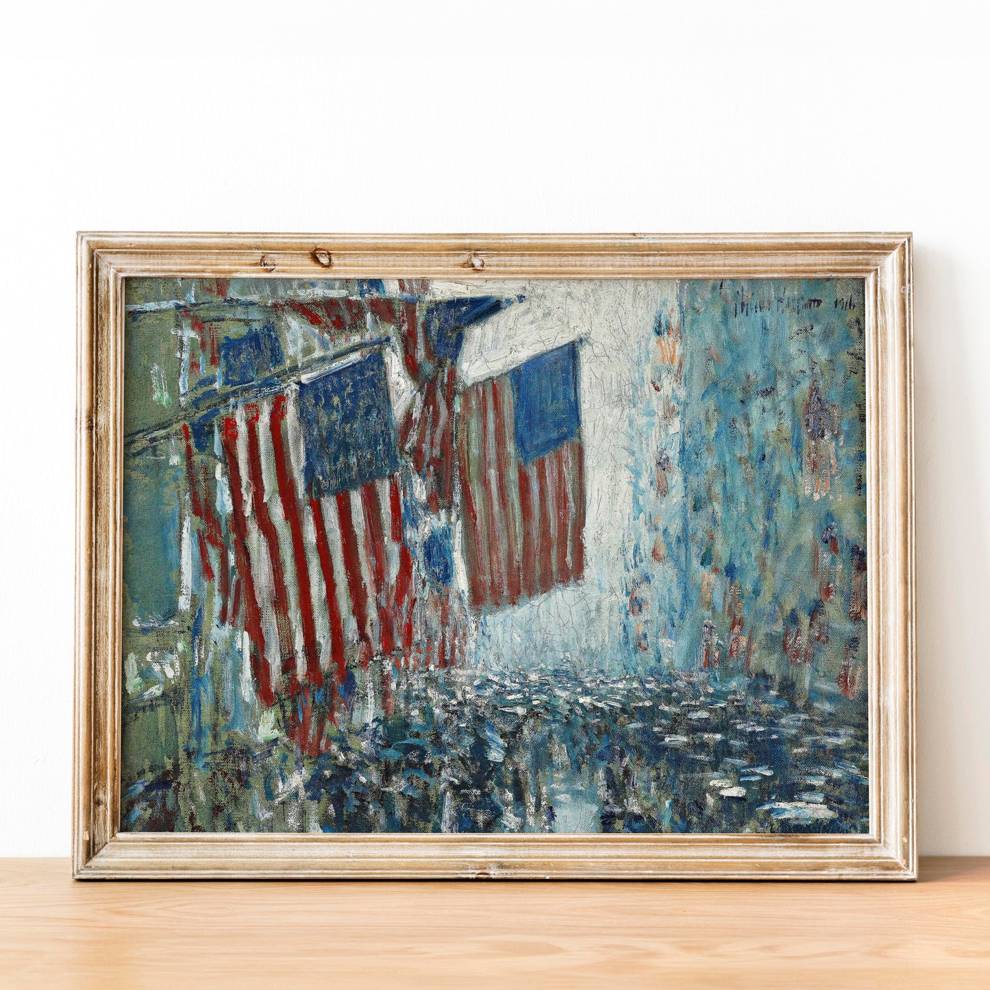 Rainy Day on Fifth Avenue by Childe Hassam