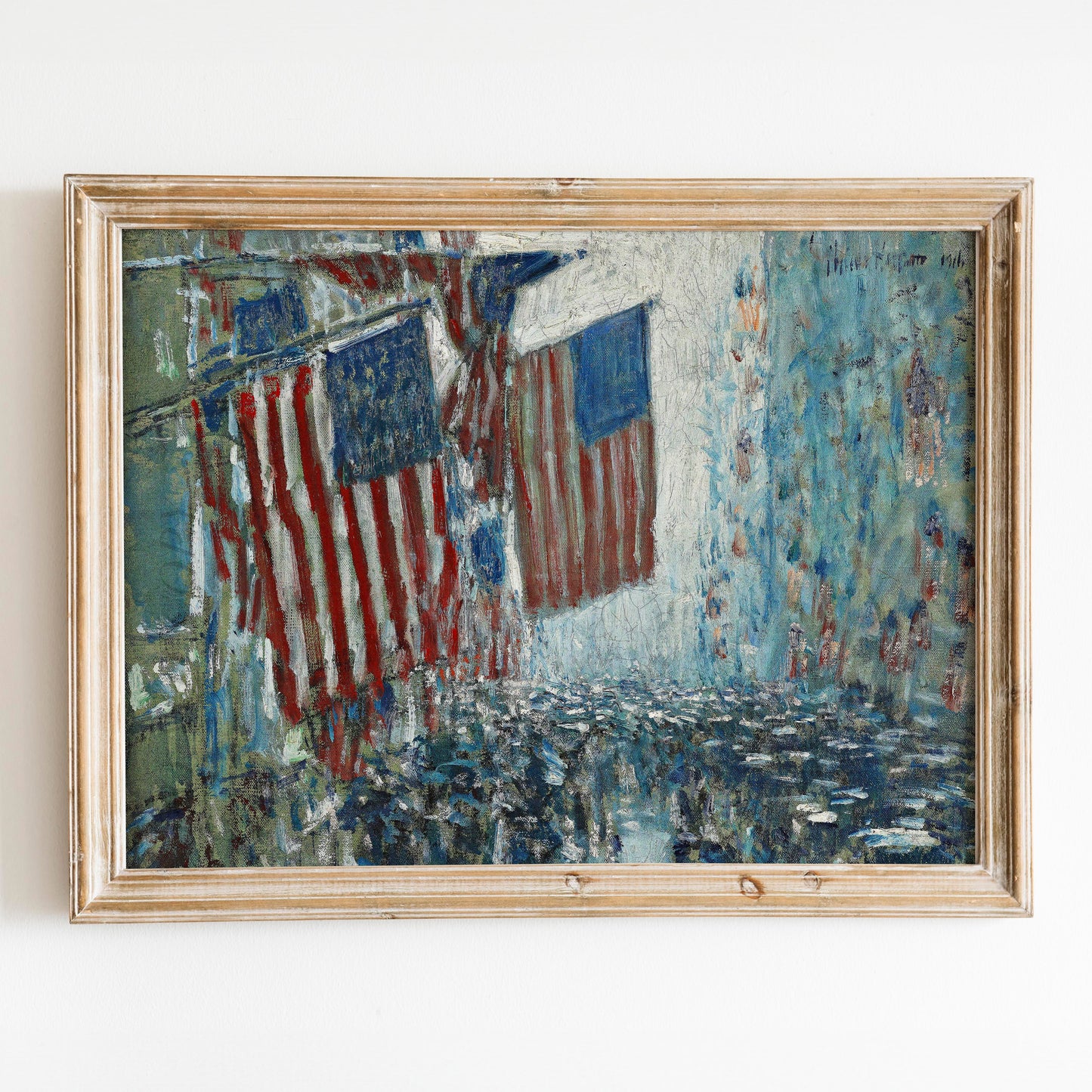 Rainy Day on Fifth Avenue by Childe Hassam