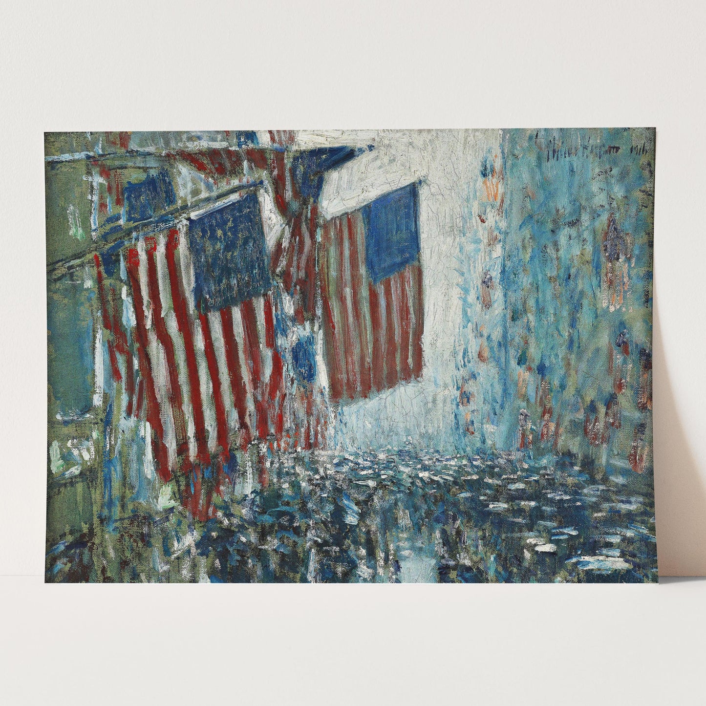 Rainy Day on Fifth Avenue by Childe Hassam