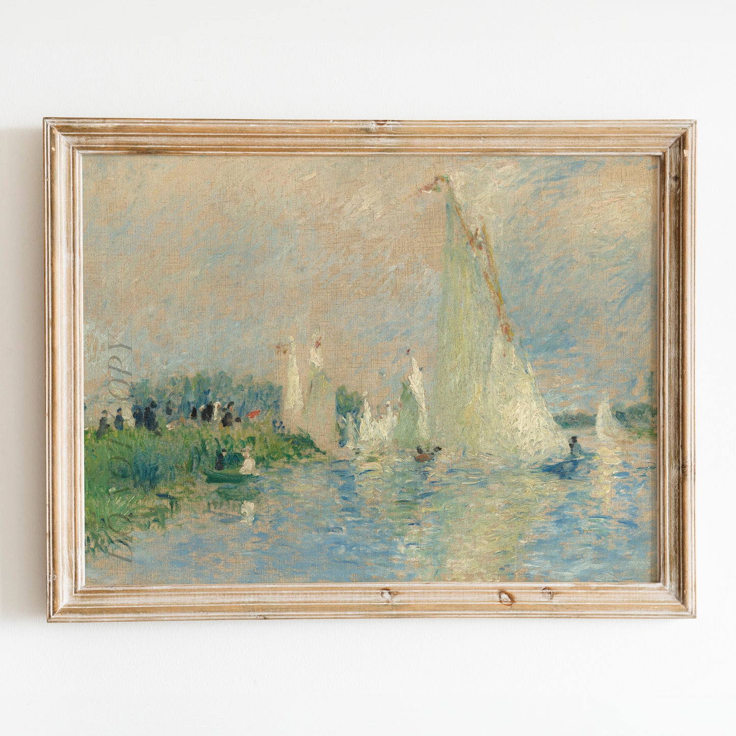 Regatta at Argenteuil (1874) by Renoir