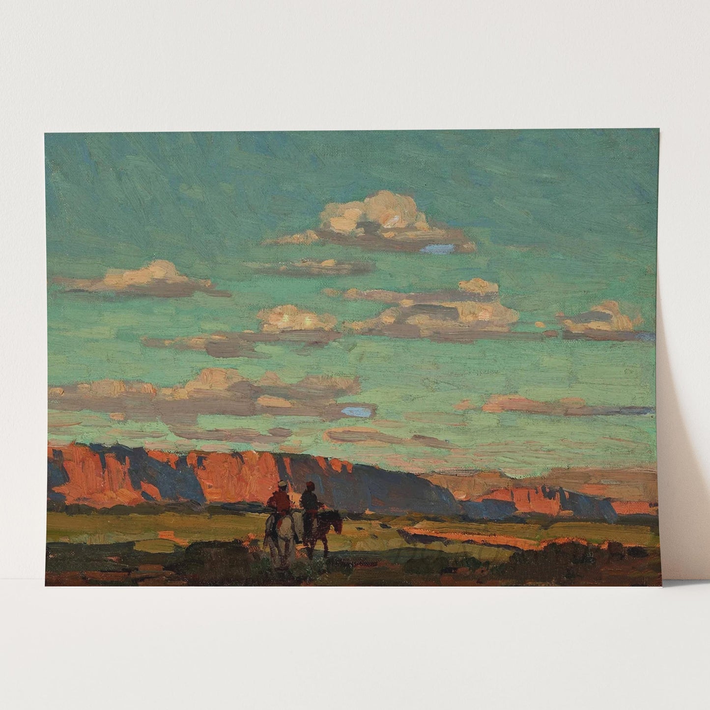 Riders Under Scattered Clouds