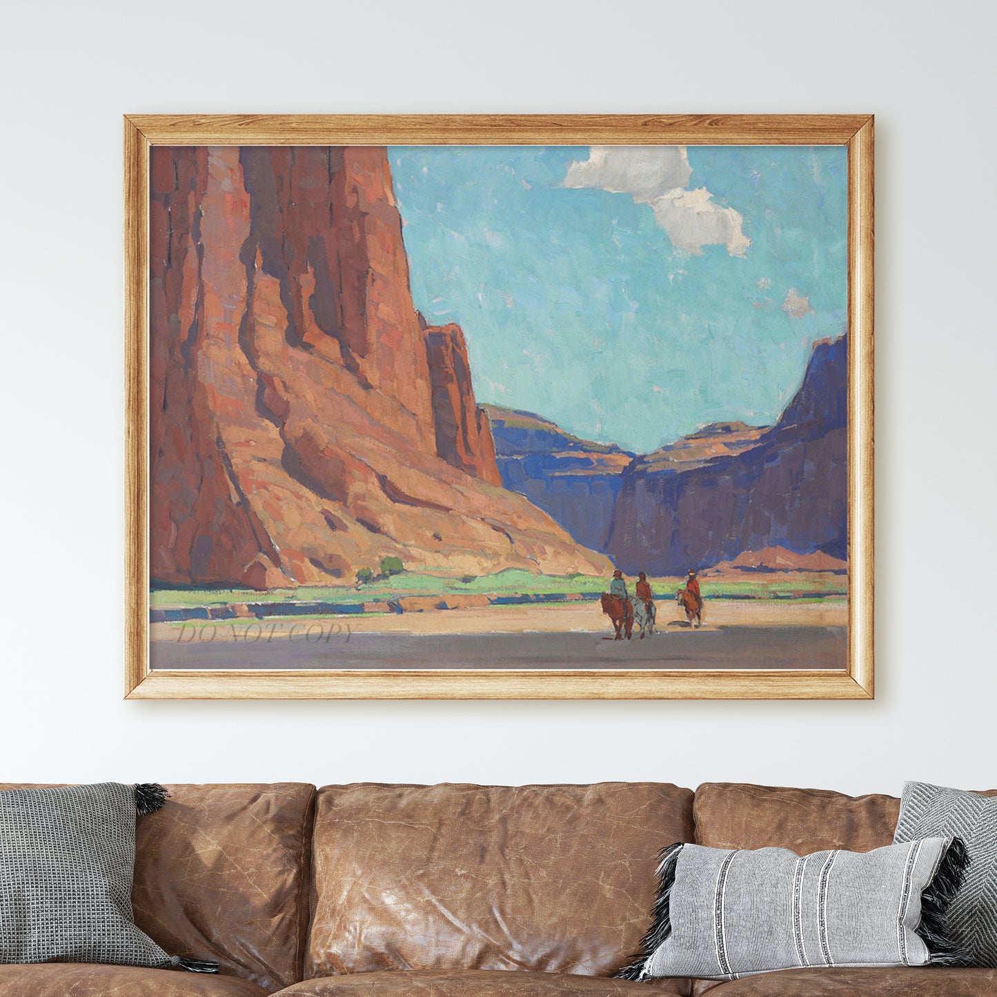 Riders in Canyon de Chelly by Edgar Payne