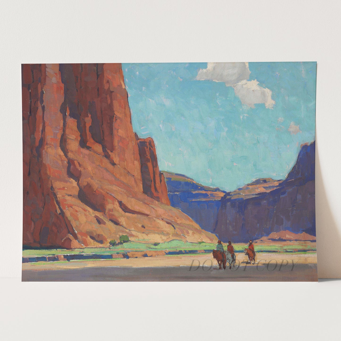Riders in Canyon de Chelly by Edgar Payne