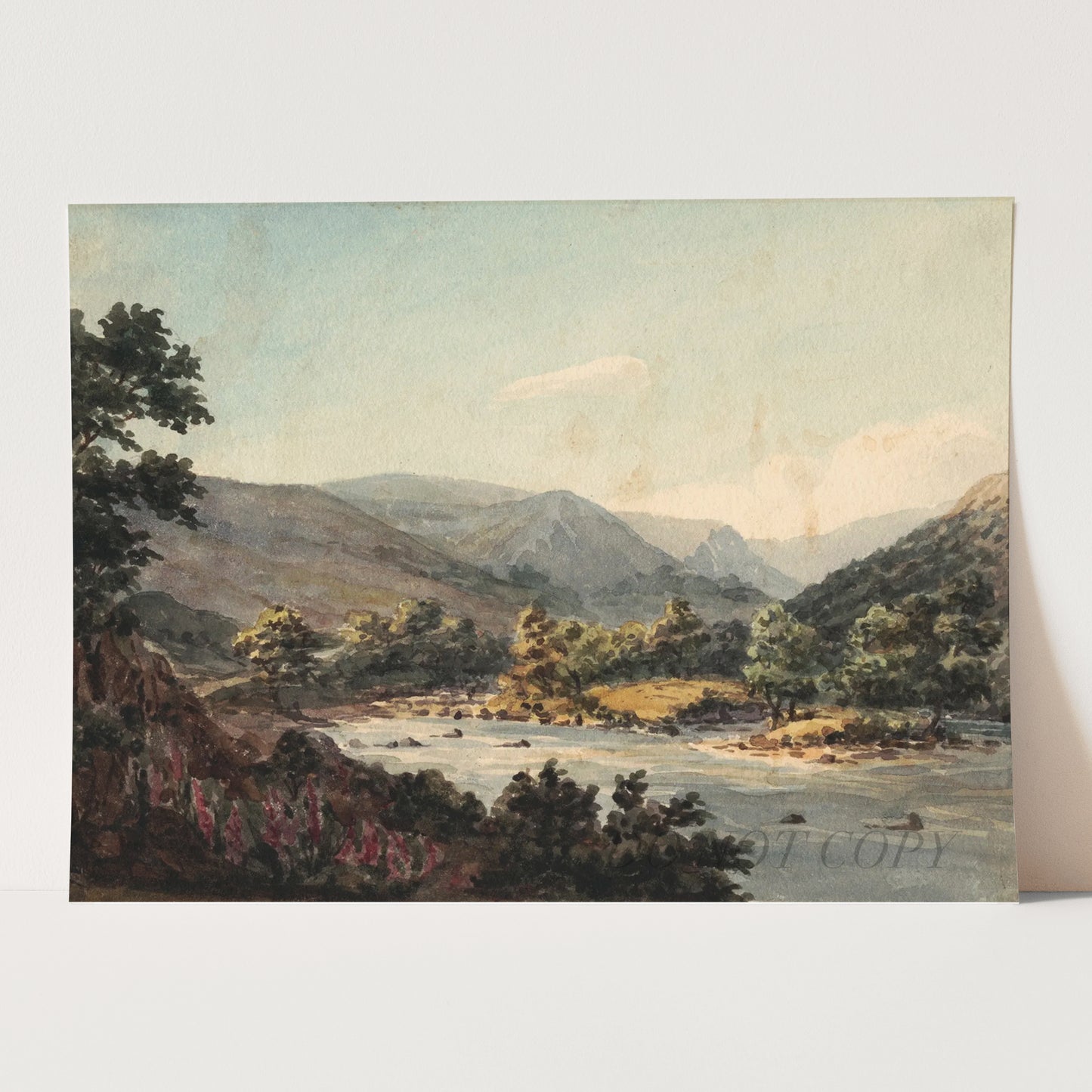 River and Hills Landscape