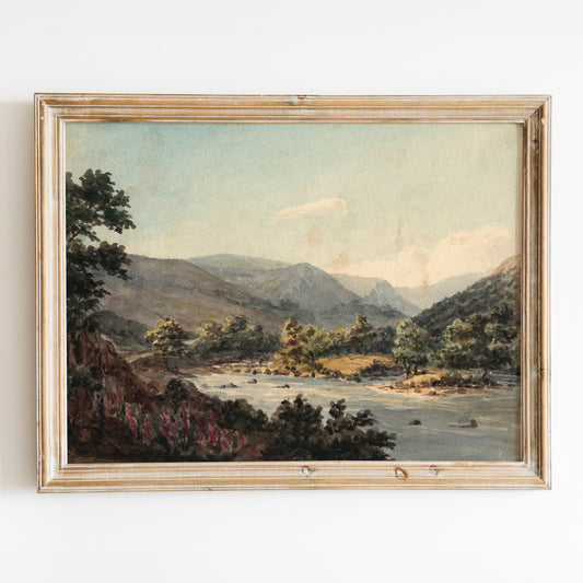 River and Hills Landscape