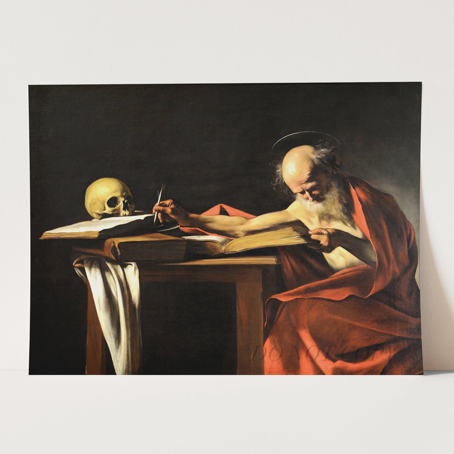 Saint Jerome Writing (1606) by Caravaggio
