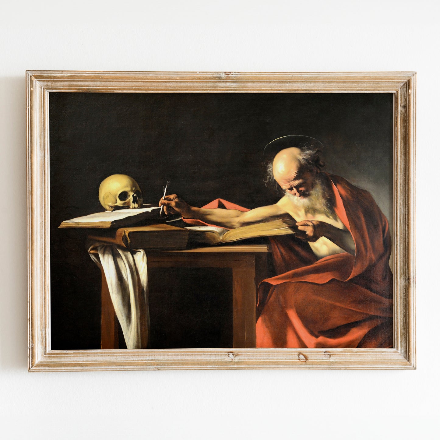 Saint Jerome Writing (1606) by Caravaggio