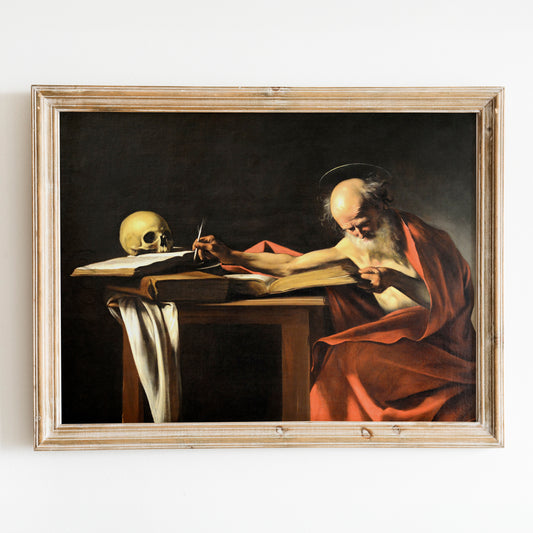 Saint Jerome Writing (1606) by Caravaggio
