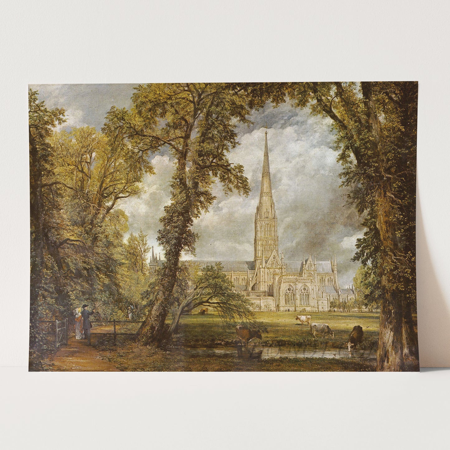 Salisbury Cathedral from the Bishop's Grounds (1825) by John Constable