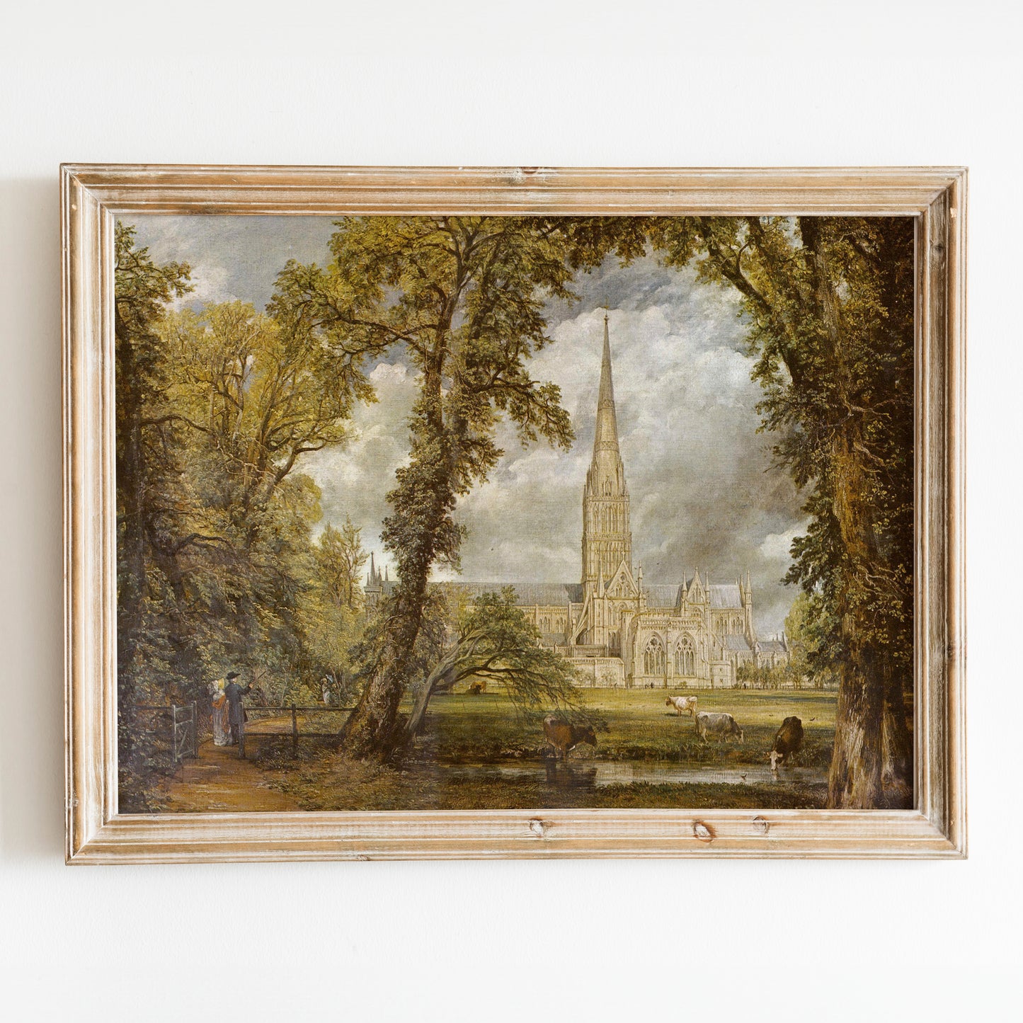 Salisbury Cathedral from the Bishop's Grounds (1825) by John Constable