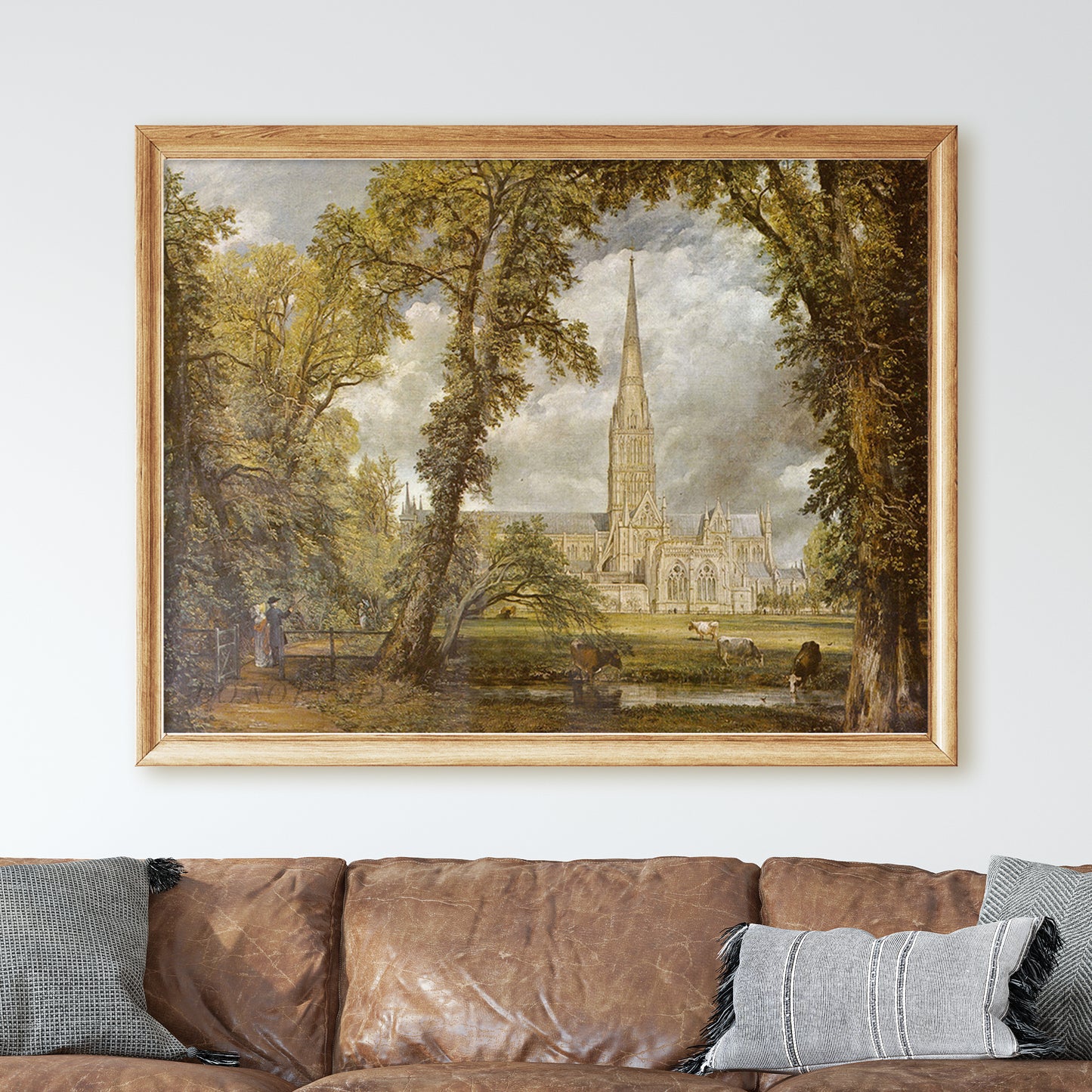 Salisbury Cathedral from the Bishop's Grounds (1825) by John Constable